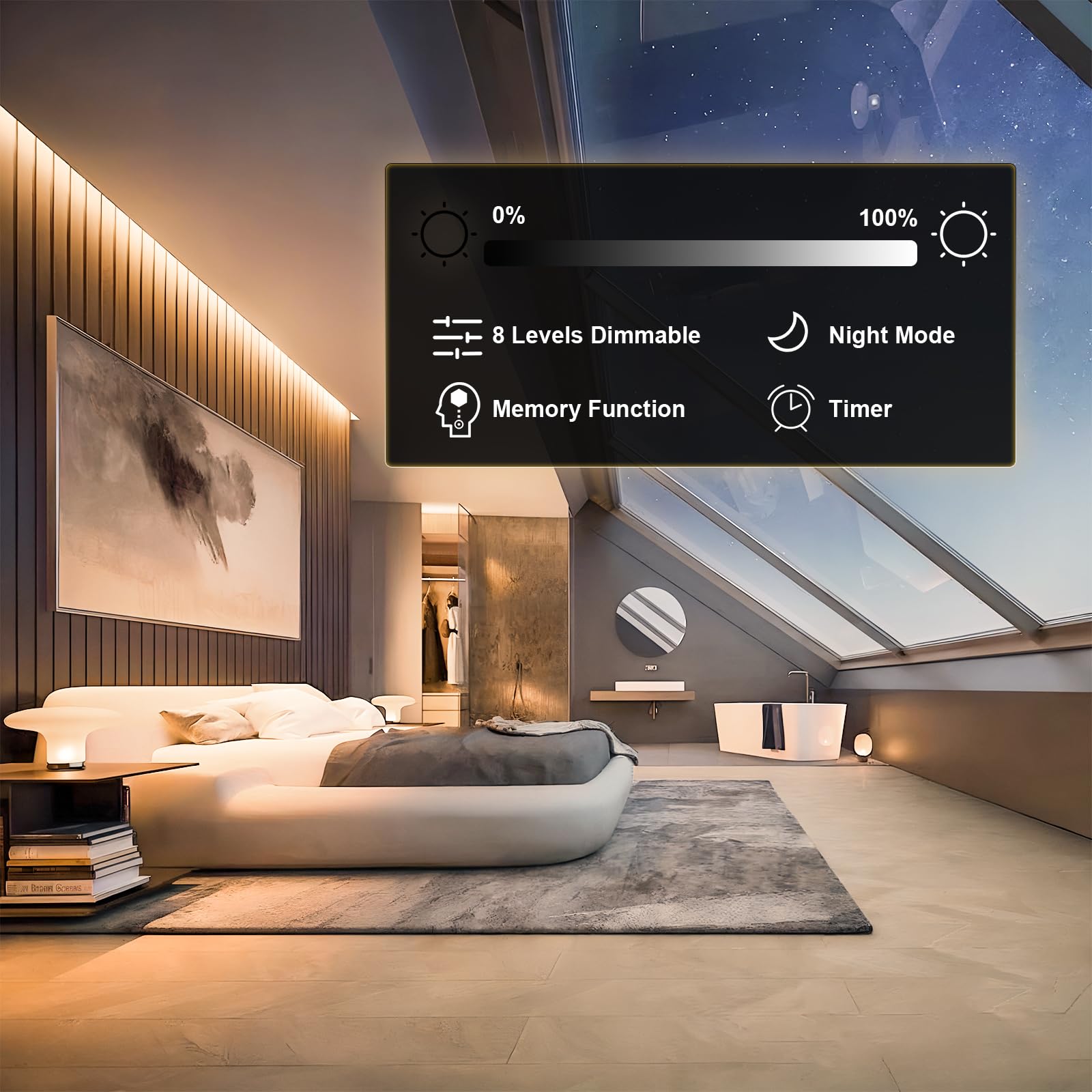 Bunacet Cob Led Strip Lights 5760Leds, 40Ft 3000K Dimmable Warm White Bright Led Lights For Bedroom Counter Under Cabinet Kitche