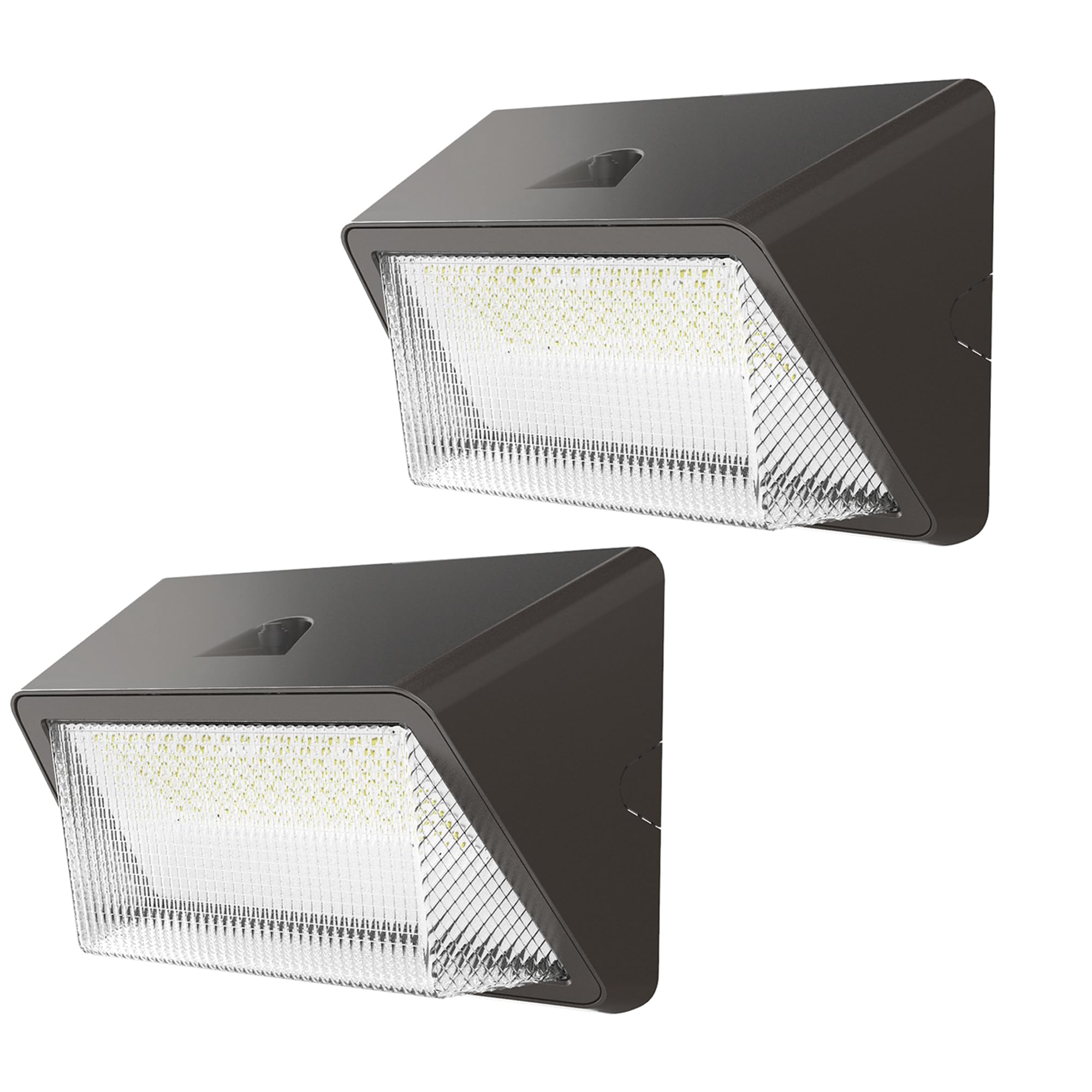 TIERONE 50W LED Wall Pack Light Dusk to Dawn Photocell Outdoor Commercial Security Area Lighting Fixture UL Listed 5500LM 4000K 