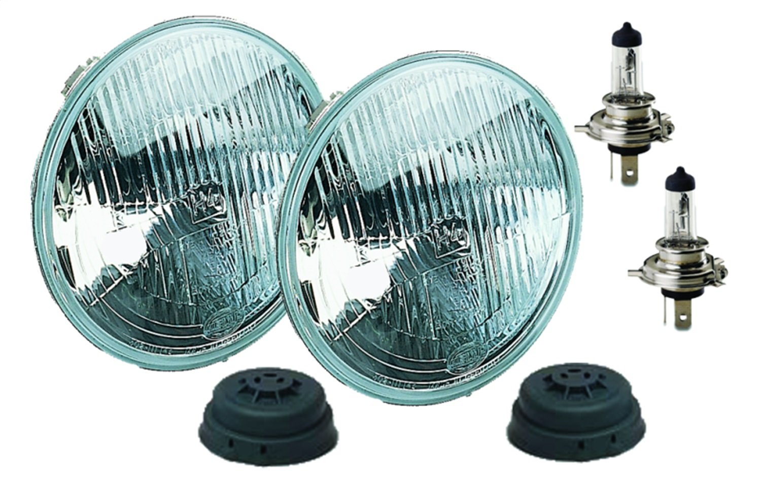 Hella 002395801 Vision Plus 165mm 12V High/Low Beam Halogen Conversion Headlamp Kit (H4 ECE), Multi