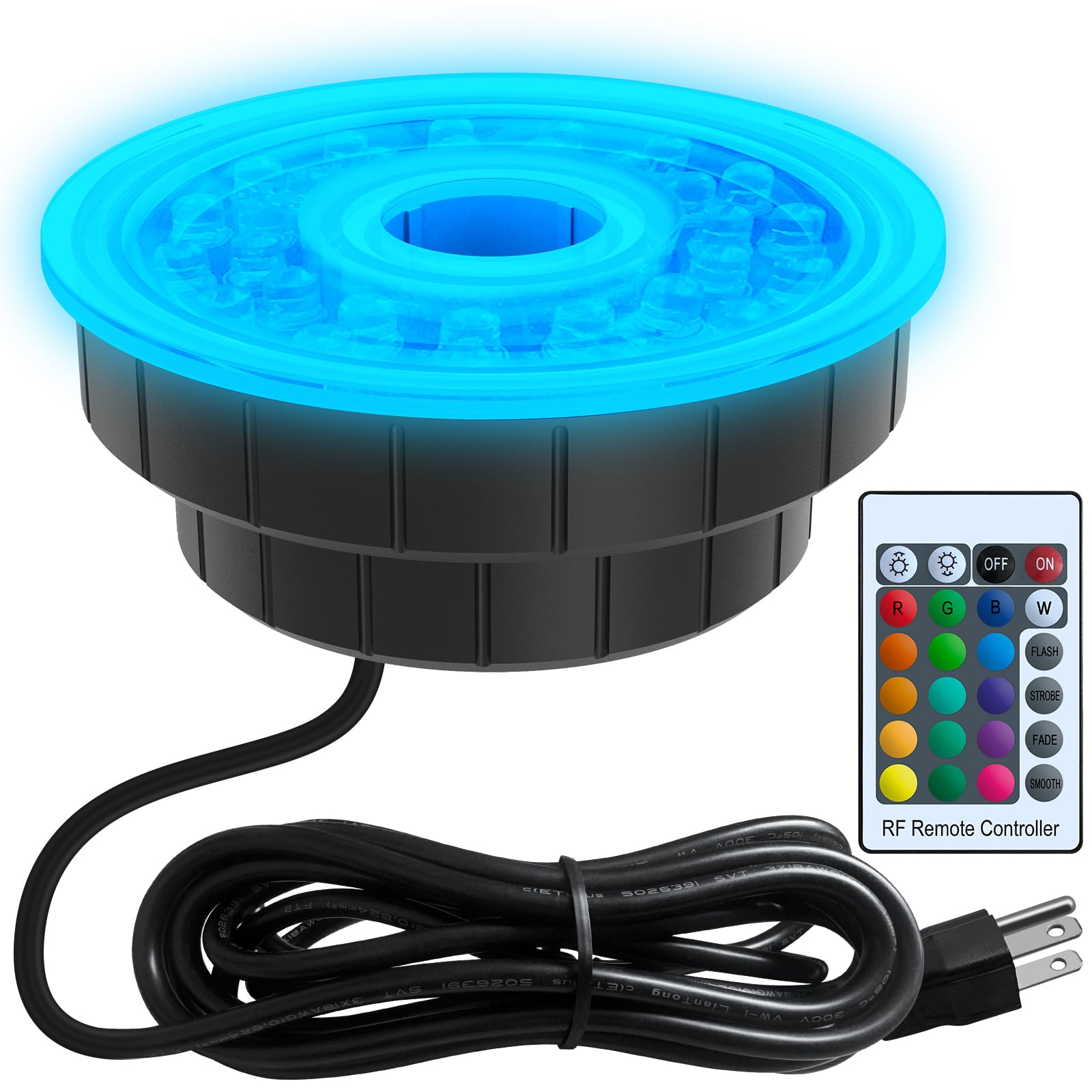 AquaMiracle LED Light for Pond Filter Fountain Kit with 10ft Power Cord, Including 1 x LED Light, for Models MF1500/2000/3000 & 