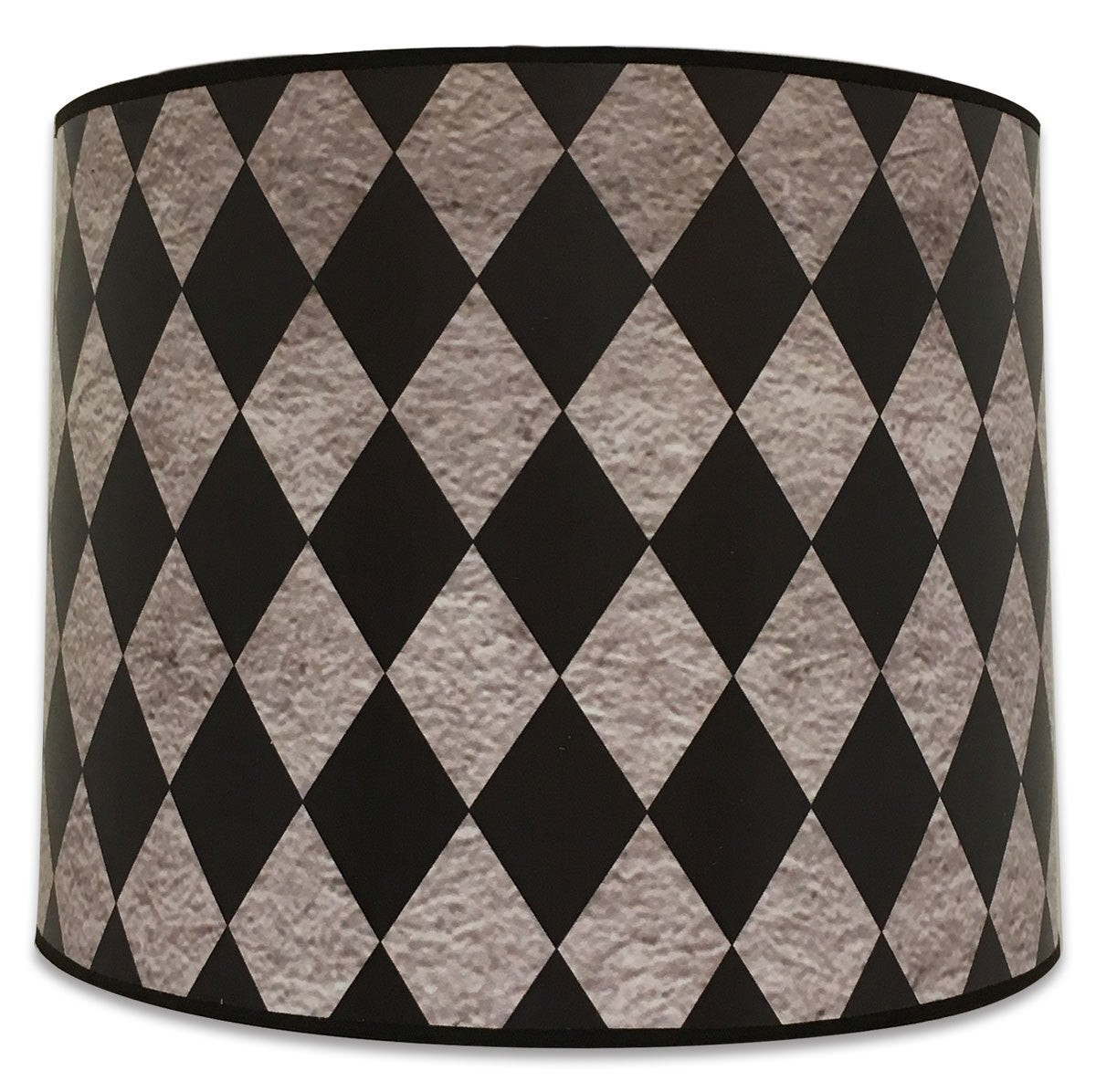Royal Designs, Inc. Trendy Decorative Handmade Drum Shade, Made In Usa, 10In, Hbc-8018-10, Diamonds On Beige