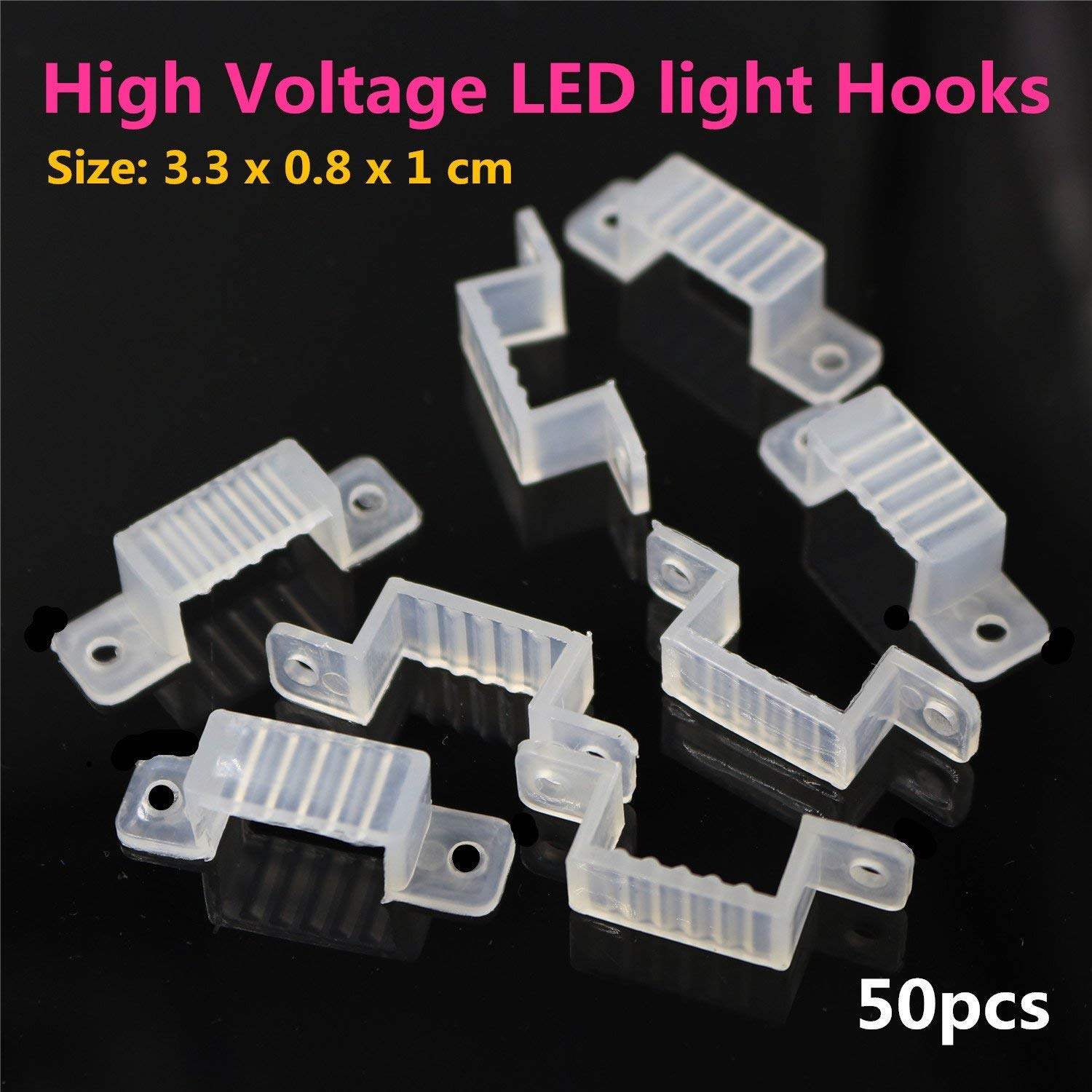 Iekov 50Pcs High Voltage Led Light Hooks