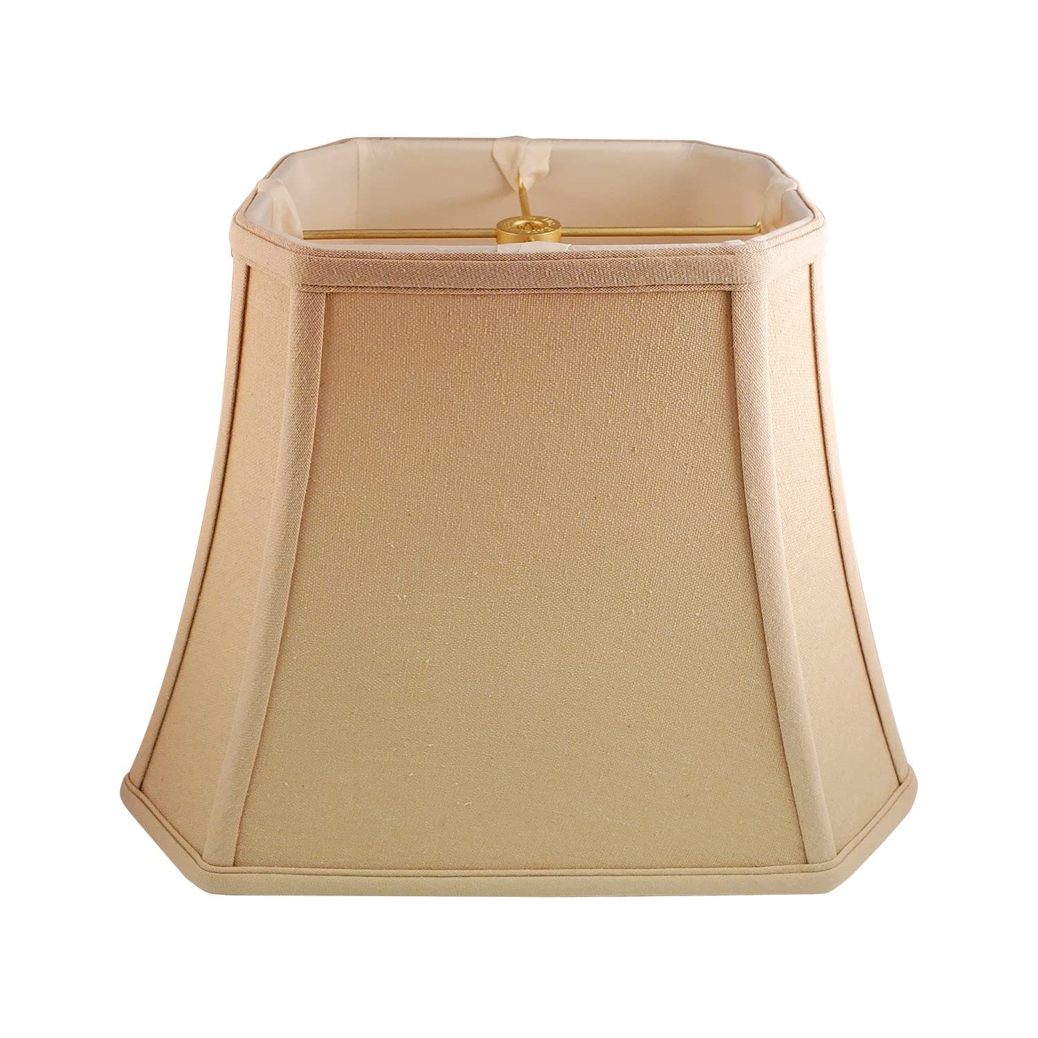 Royal Designs, Inc. Rectangle Lamp Shade, Linen Beige, 9 x 16 x 12.25, Model BSO-710-16LNBG
