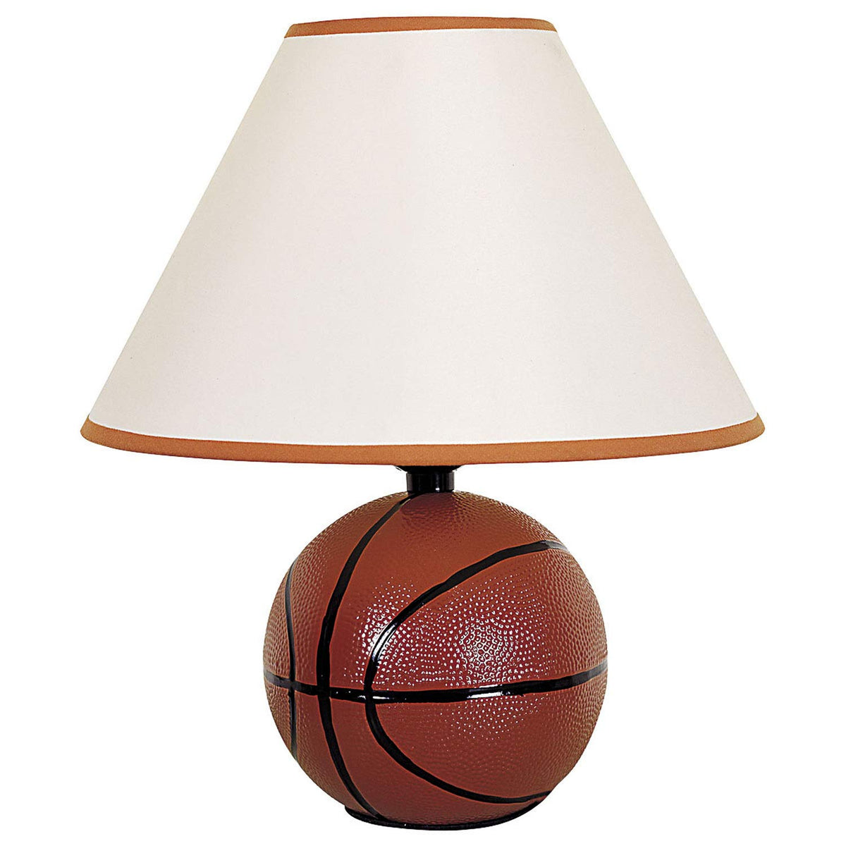 Ore International 604Ft-N Ceramic Football Lamp, Brown