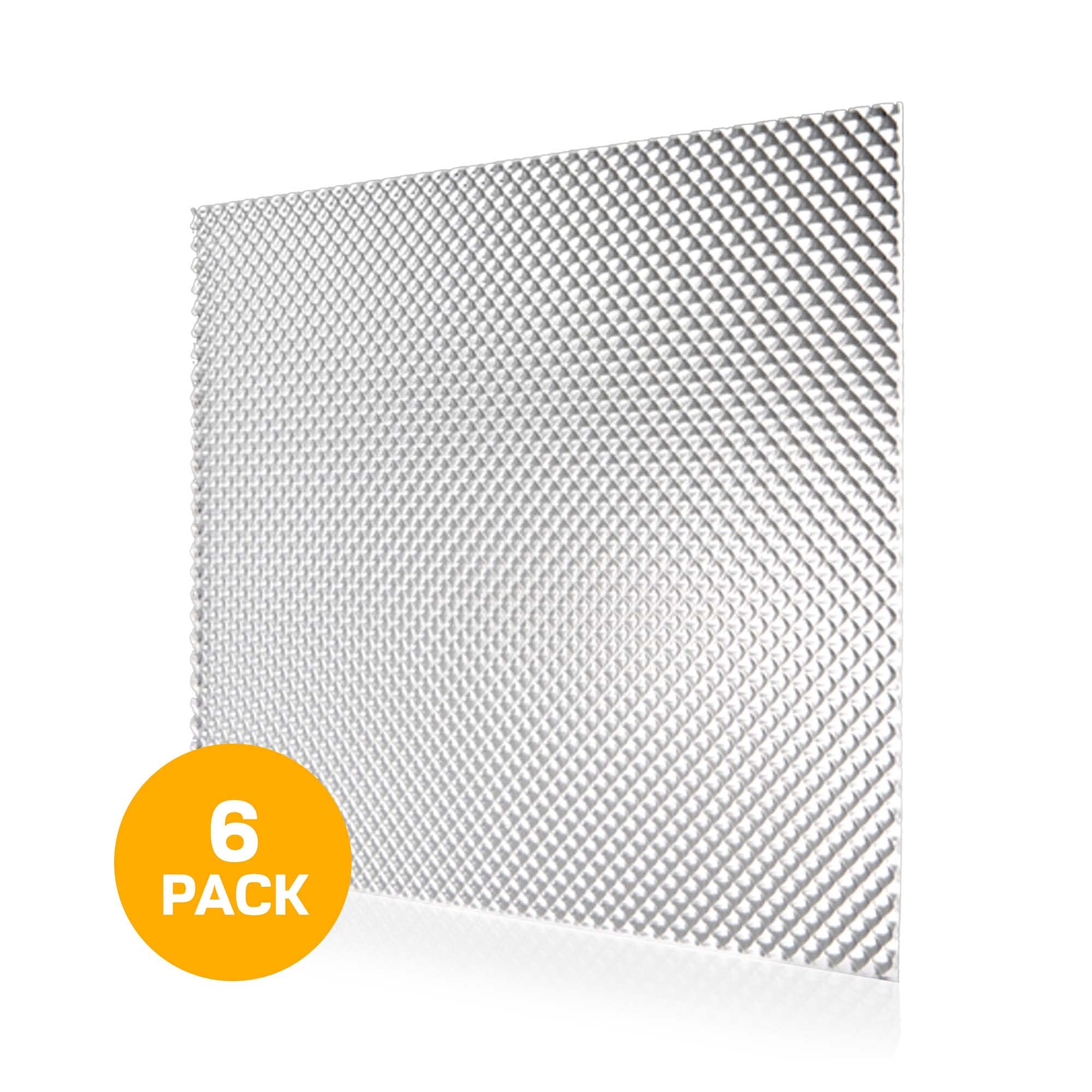 Kastlite Clear Acrylic Prismatic Lighting Panel - Heavy Duty | Custom Sizing | .125'' Thick | Fluorescent Lighting For Overhead