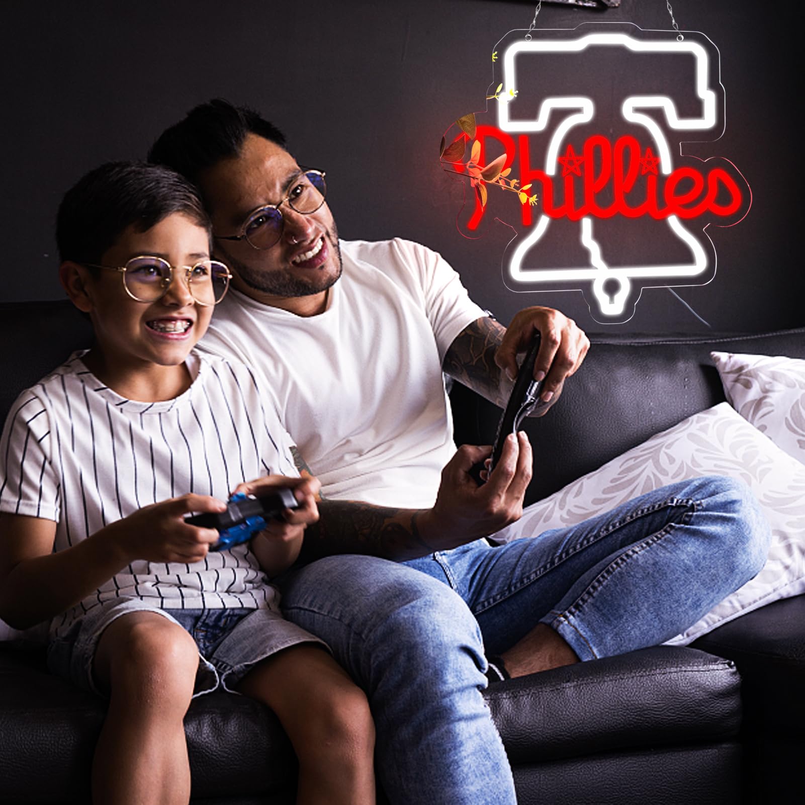 Pugna Baseball Merch Neon Signs for Wall Decor Sports Neon Lights for Bedroom Led Business Signs Suitable for Man Cave Bar Pub R