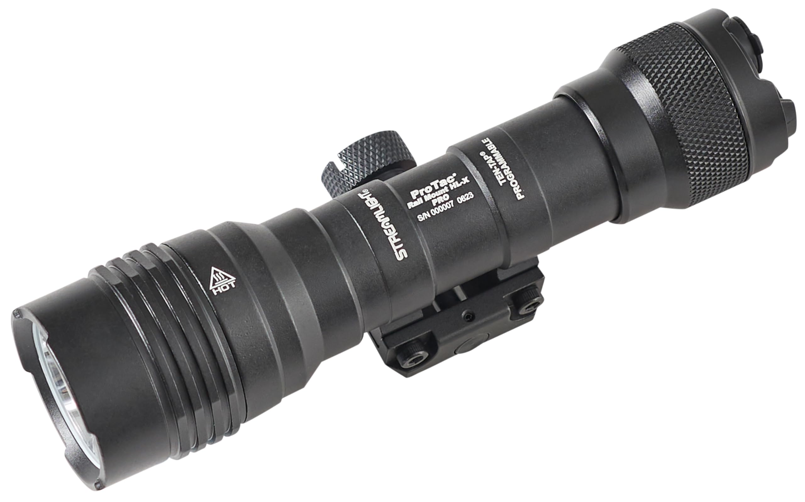 Streamlight 88128 ProTac Rail Mount HL-X Pro 1000-Lumen High Candela Multi-Fuel Long Launcher Light  Includes M-LOK kit  Tool  and CR123A Lithium Batteries  Black