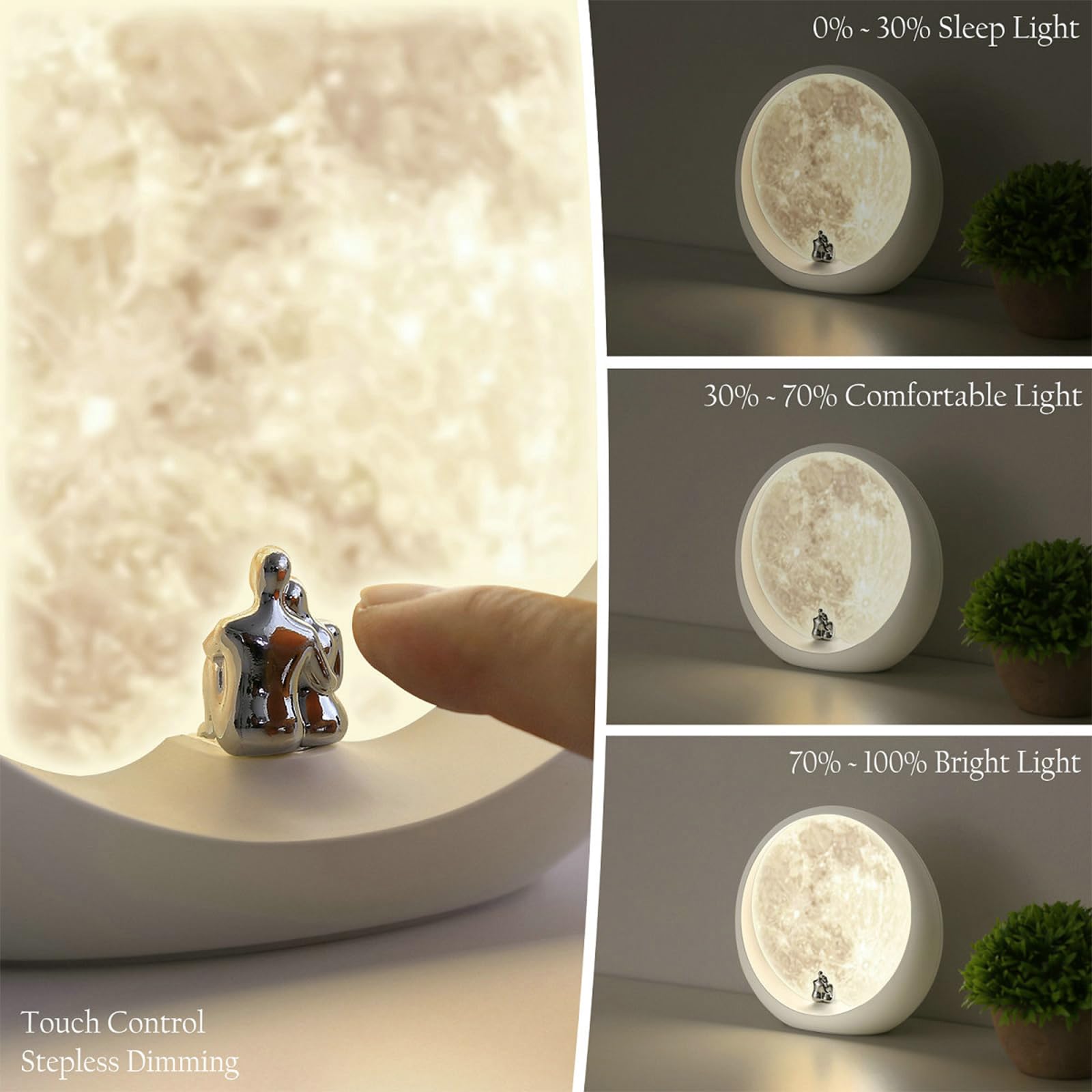 Mamre Super Moon Lamp Table Lamp Gift Special Women'S Gift For Bedroom Living Room Suprise Gift For Valentine'S Day Birthday Wed