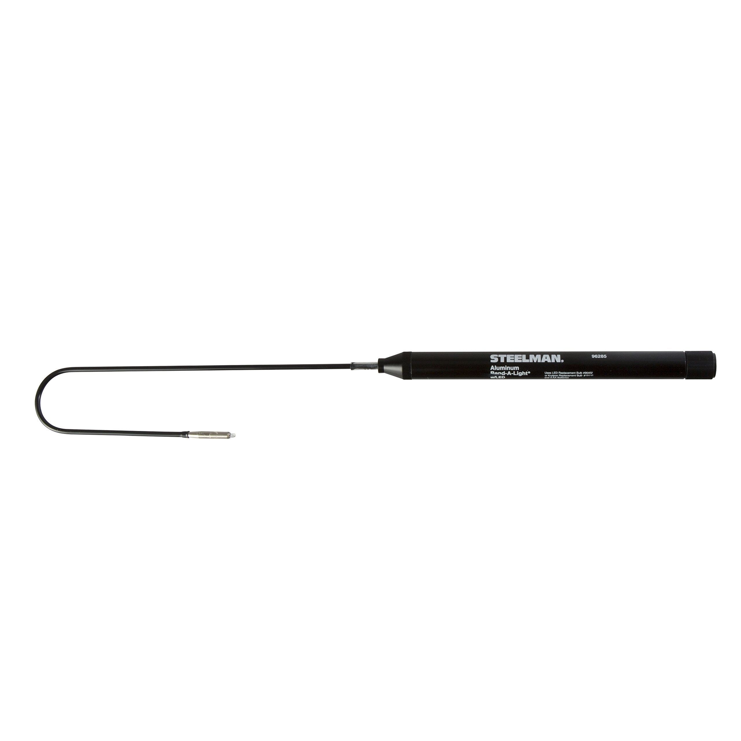 Steelman 24-Inch LED Bend-A-Light Pro, 15.75-Inch Flexible Gooseneck, Model 96285, Batteries Included