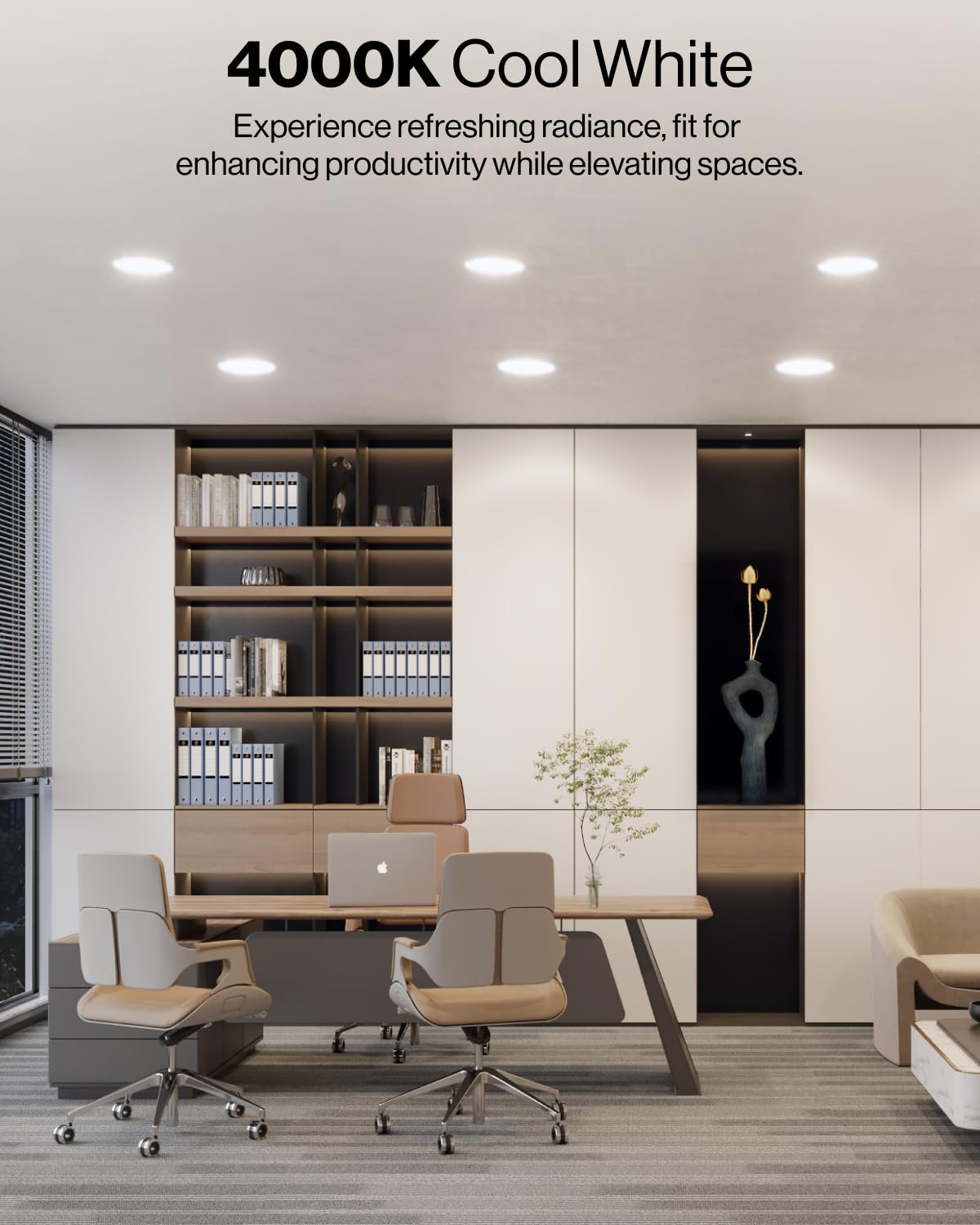 Sunco 16 Pack Retrofit Led Recessed Lighting 6 Inch, 4000K Cool White, Dimmable Can Lights, Baffle Trim, 13W=75W, 965 Lm, Damp Rated