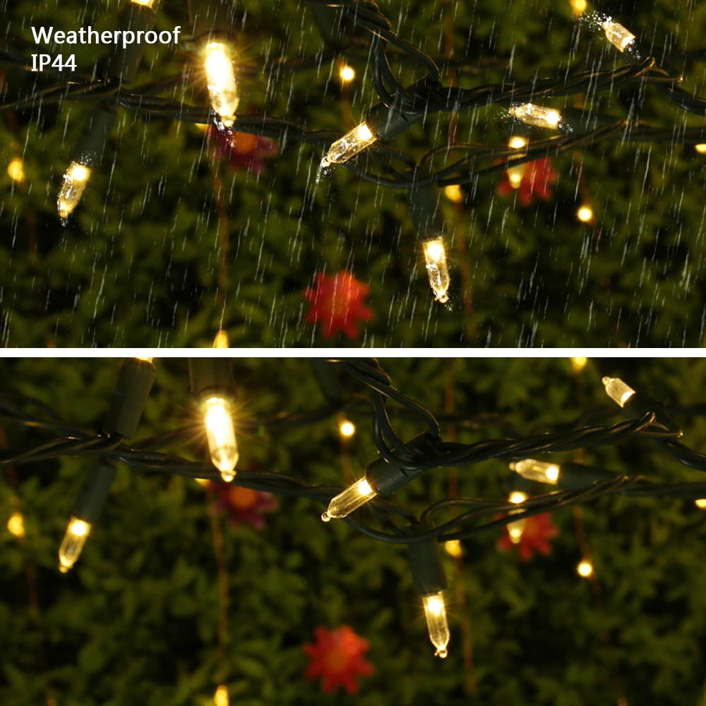 Brizled Gentle Twinkle Christmas Lights  33Ft 100 Led Christmas String Lights  120V Ul Certified Xmas Tree Light Connectable Twinkle Xmas Light Indoor Outdoor For Home Tree Holiday Wedding Patio Decor