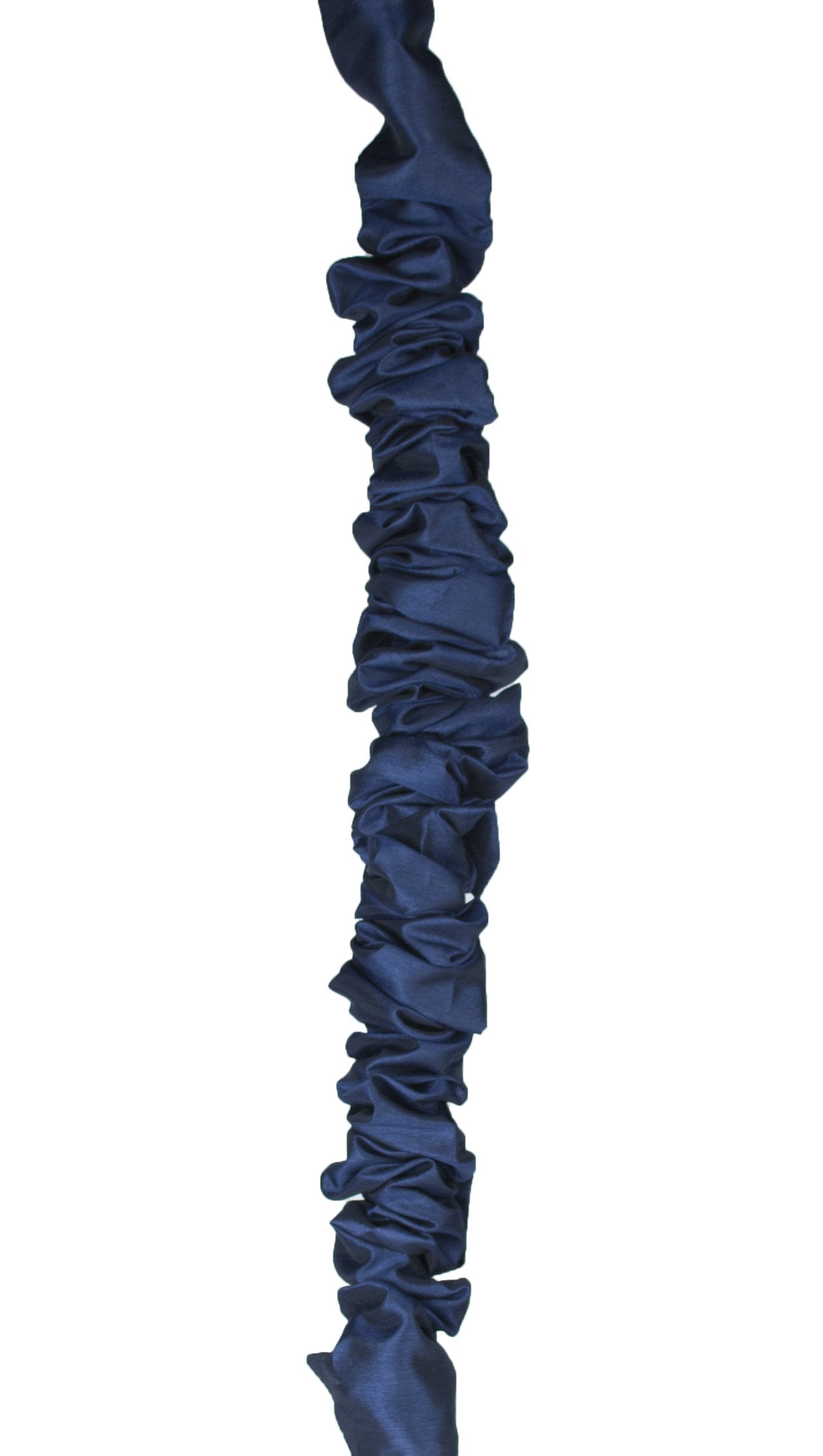 Urbanest Chandelier Chain Cord Cover, 9-Foot, Blue Faux Silk