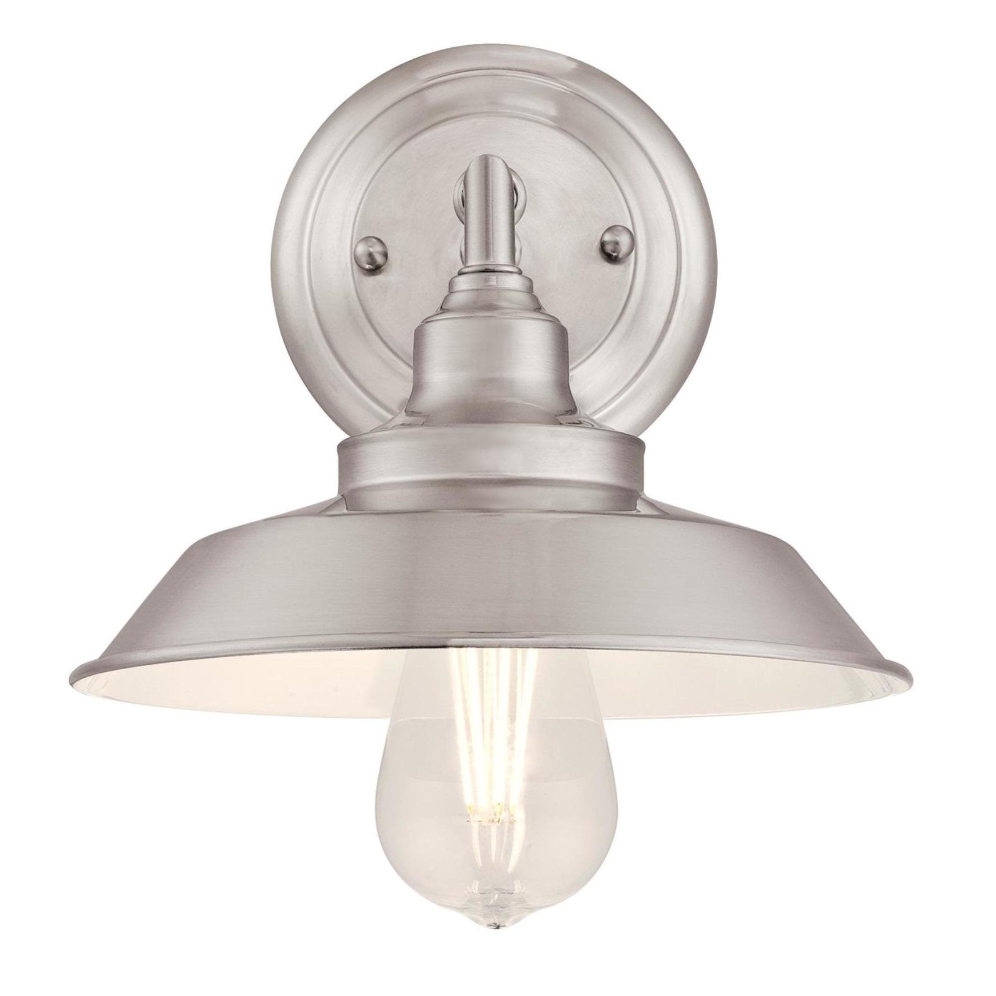 Westinghouse 6354300 Wall Fixture, One Light Bn, Brushed Nickel