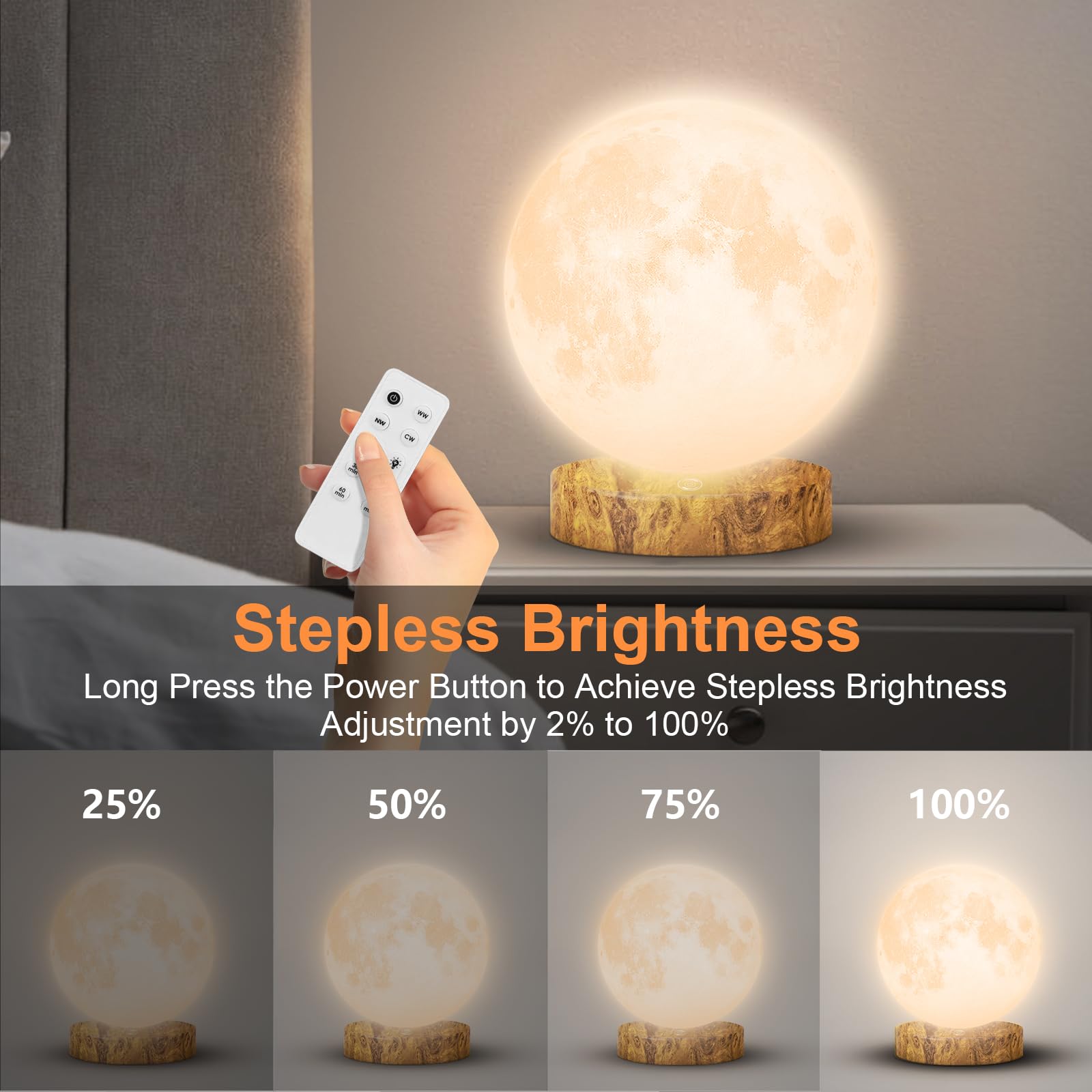 Cycluminor Light Therapy Lamp,10000 Lux Sun Lamp With 3 Color Temperatures,Stepless Brightness,Timer & Memory Function,Happy Sun