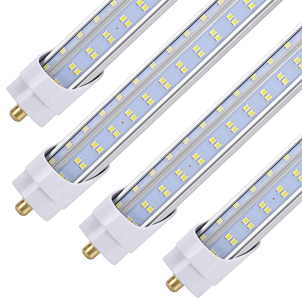 Bsk.Bestka 8Ft Led Tube Lights (10-Pack), 120W 19000Lm, V Shaped, Cold