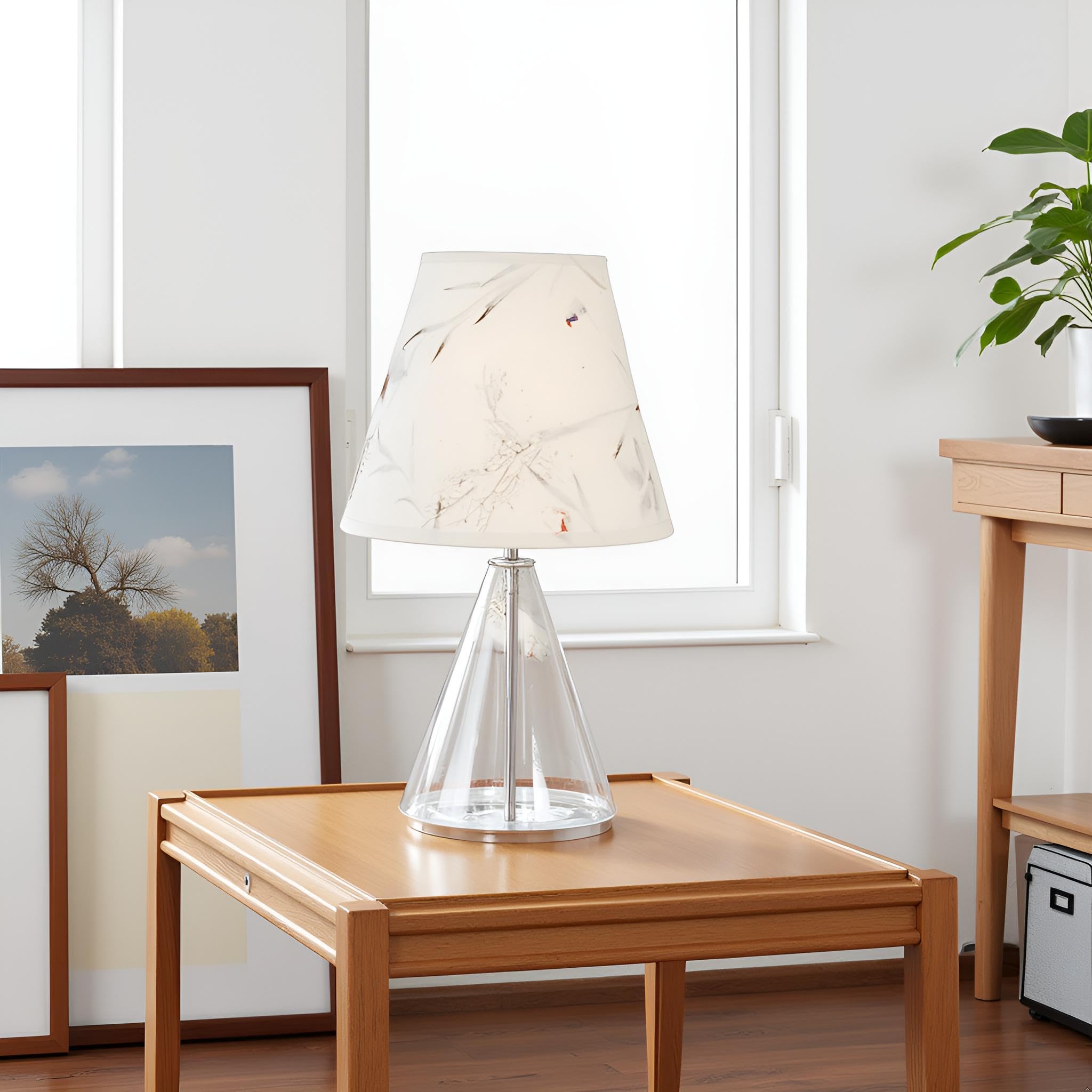 Aspen Creative Hardback Empire Lamp Shade, 9 Wide, Off-White, Model 58902, Paper Material