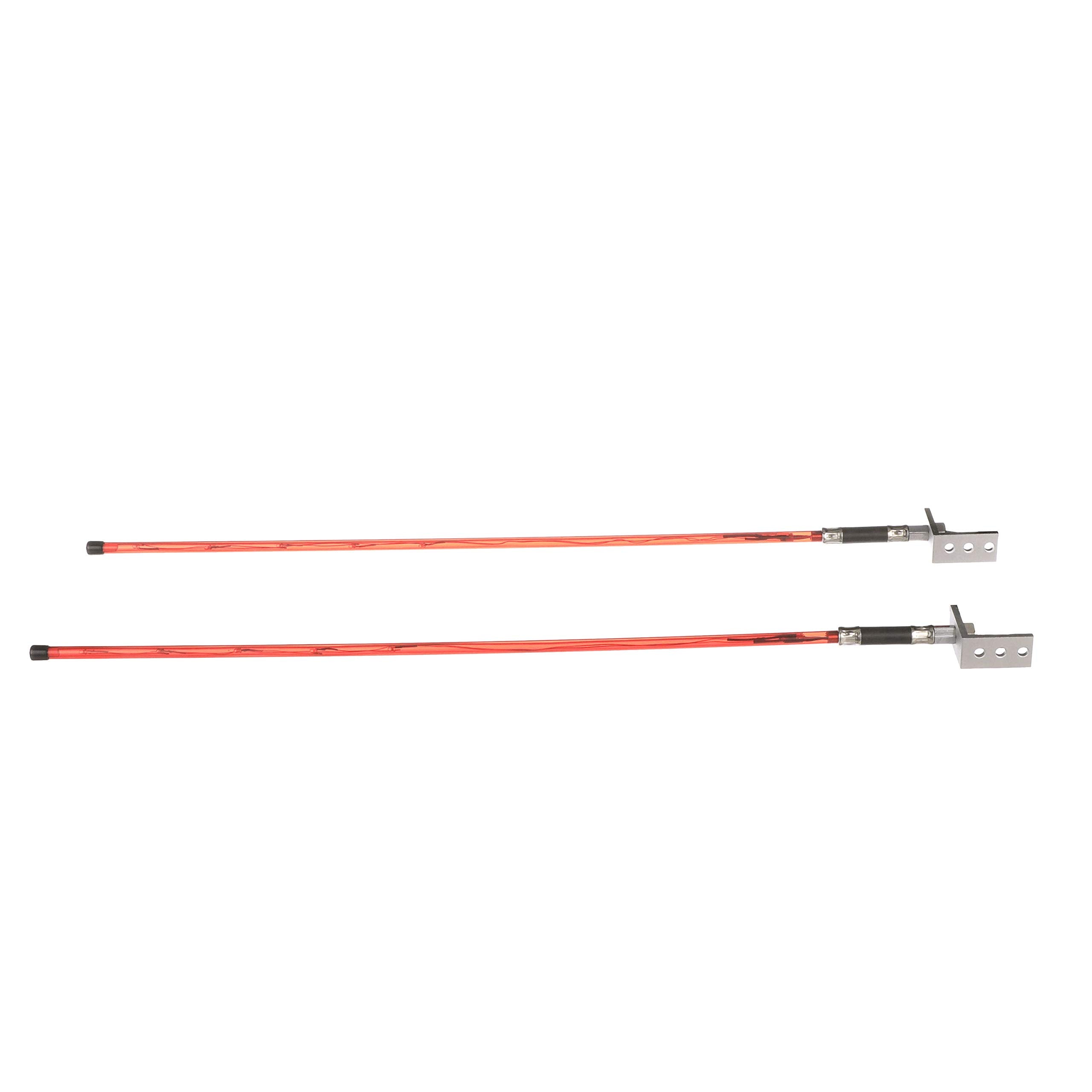 Attwood 14066-7 Trailer Guide Lights, Aid In Trailer Backing, Waterproof Red Led Lights, 51 Inches L X ¼-Inch Diameter