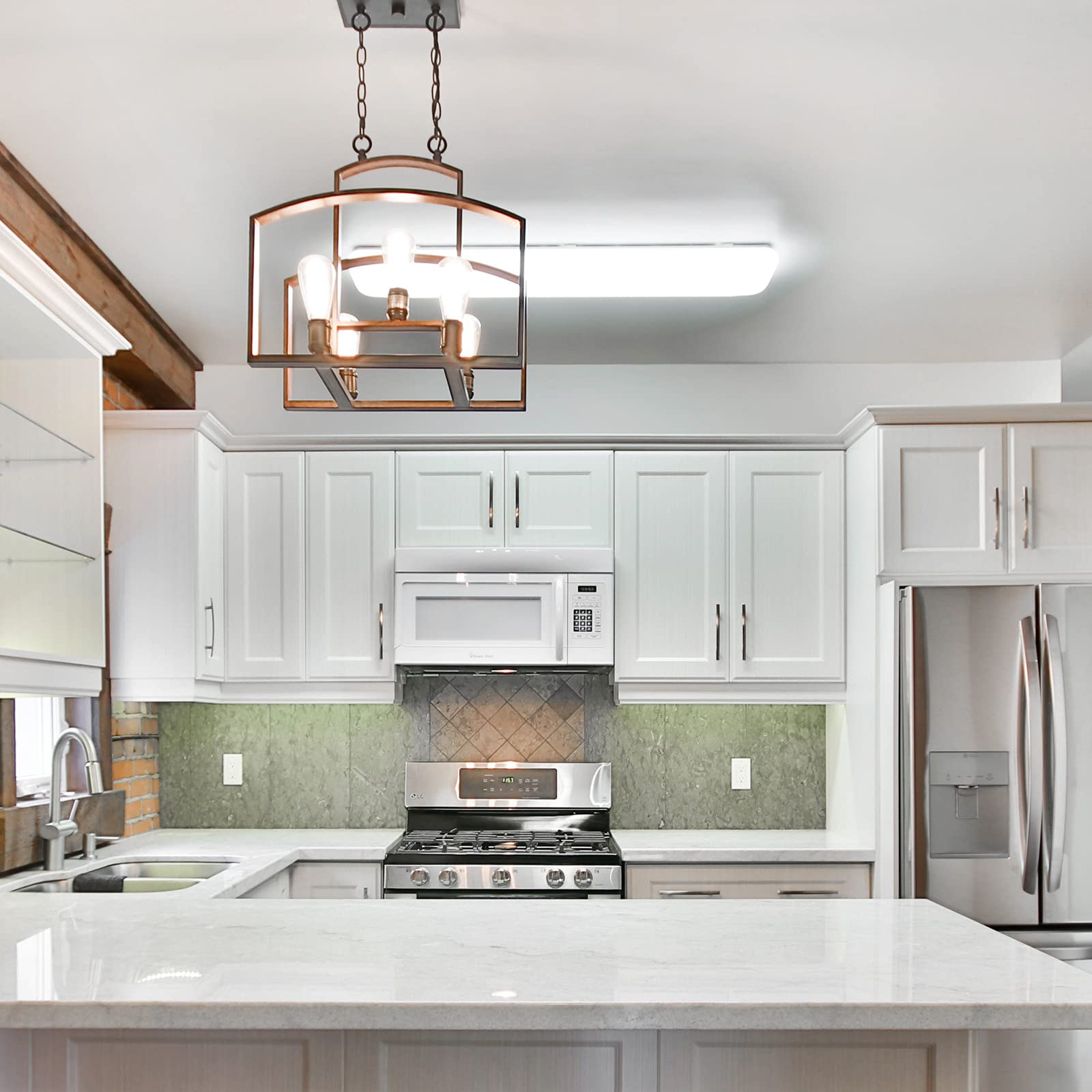 Ascher Vintage Led Edison Bulbs, 6W, Equivalent 60W, Non-Dimmable, Daylight 5000K, 700Lumens, St58 Antique Led Filament Bulbs Wi