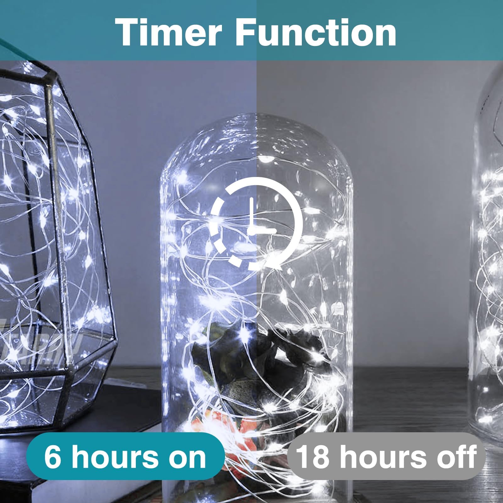Kolpop 4 Pack 39Ft Fairy Lights Battery Operated With Timer & Remote, Waterproof 120 Led Twinkle String Lights Outdoor Indoor 8 Modes For Outdoor Indoor Bedroom Christmas Decor, Cool White