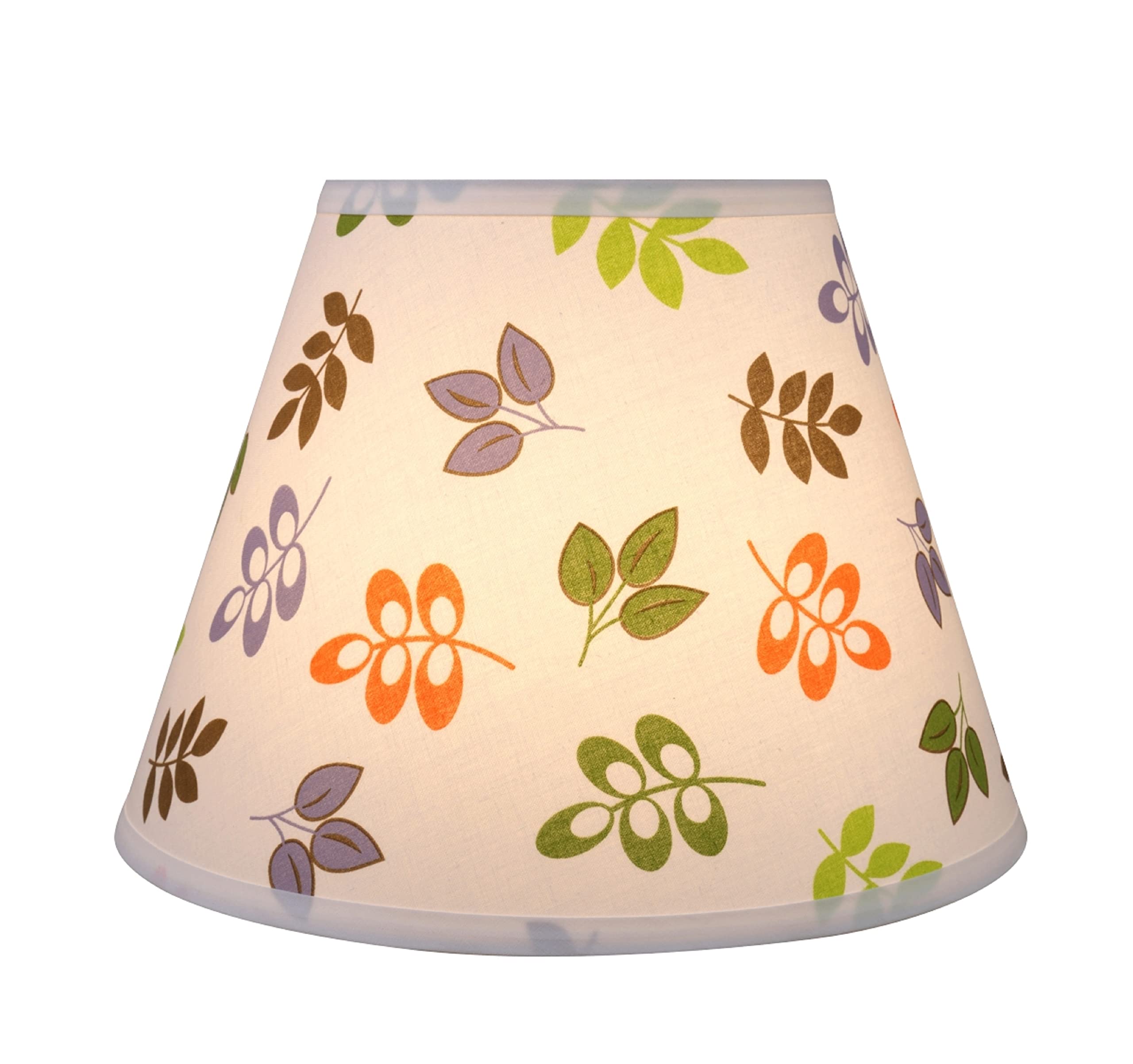 Aspen Creative Empire Lamp Shade, Off White, Linen, 7in Top x 13in Bottom x 9.5in Slant Height, Model 32190