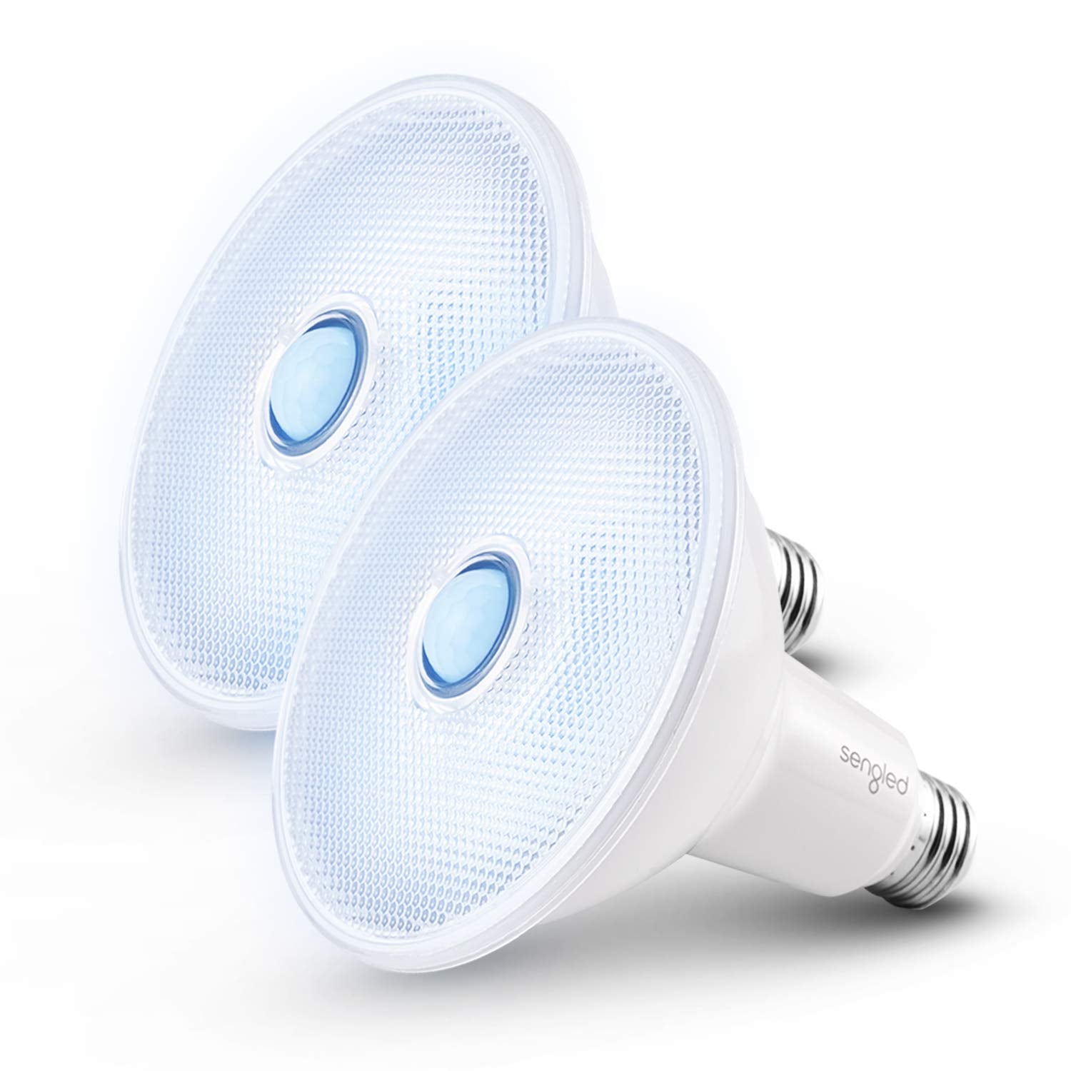 Sengled Motion Sensor Flood Light Bulbs, 5000K LED, 1500LM, E26 Base, 2 Pack, Waterproof, 4th Gen