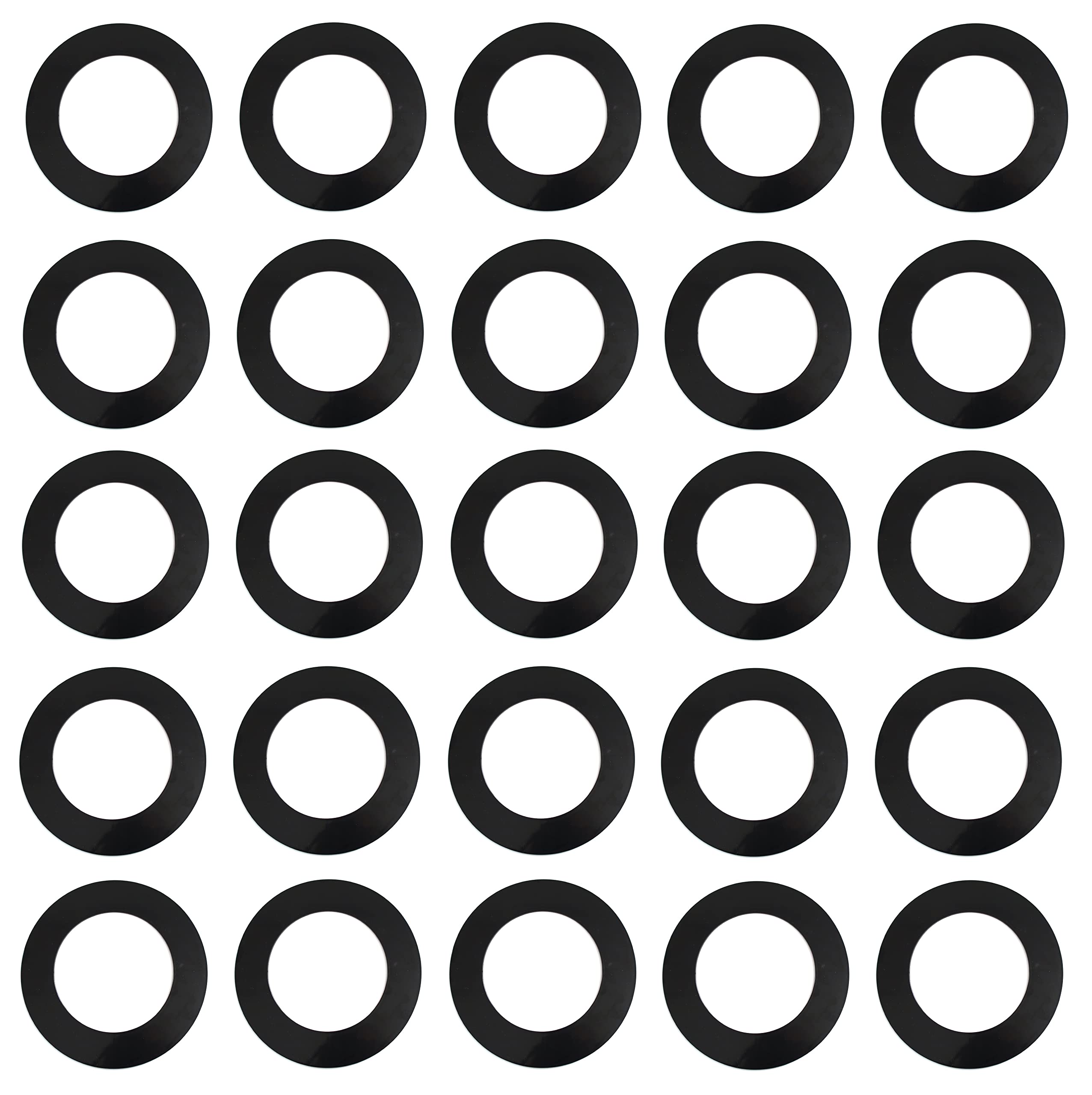 Plastic 4.25" Light Trim Goof Ring For 4" Inch Lighting Fixture Recessed Can (50, Black)