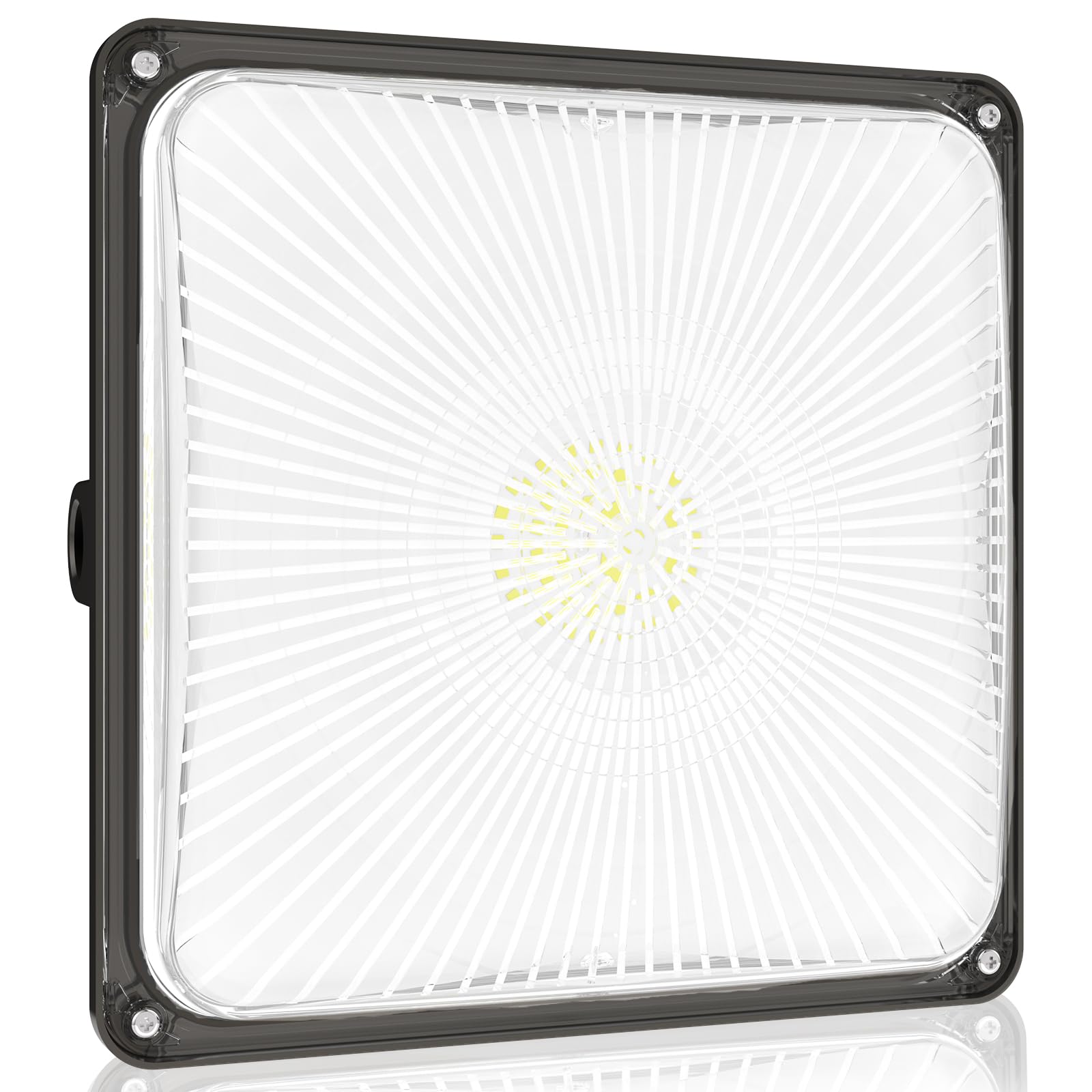 HYPERLITE LED Canopy Light 45W, 6300 Lumens, 5000K Daylight, Bronze, Mstar Series, 9.5inx9.5in