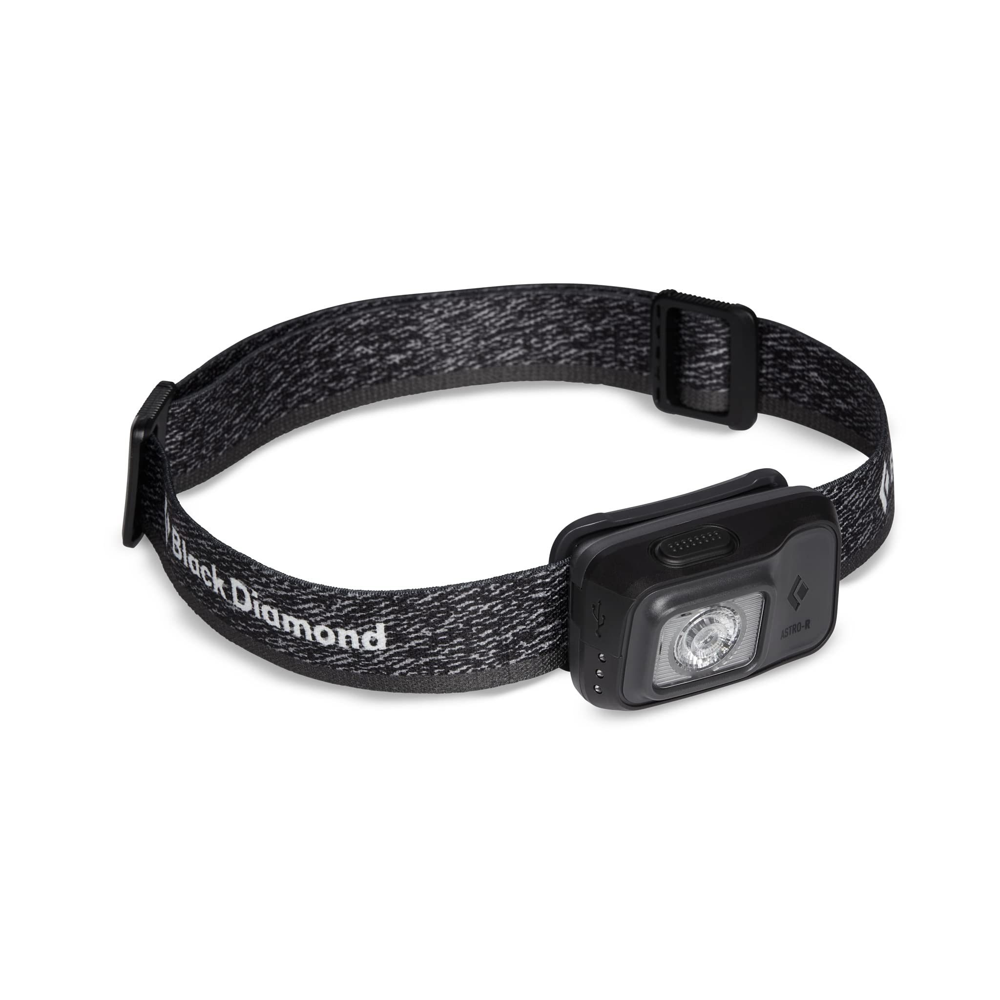 BLACK DIAMOND Astro 300-R Headlamp | 300 Lumens | Micro-USB Charging | Compact | One Size | Graphite