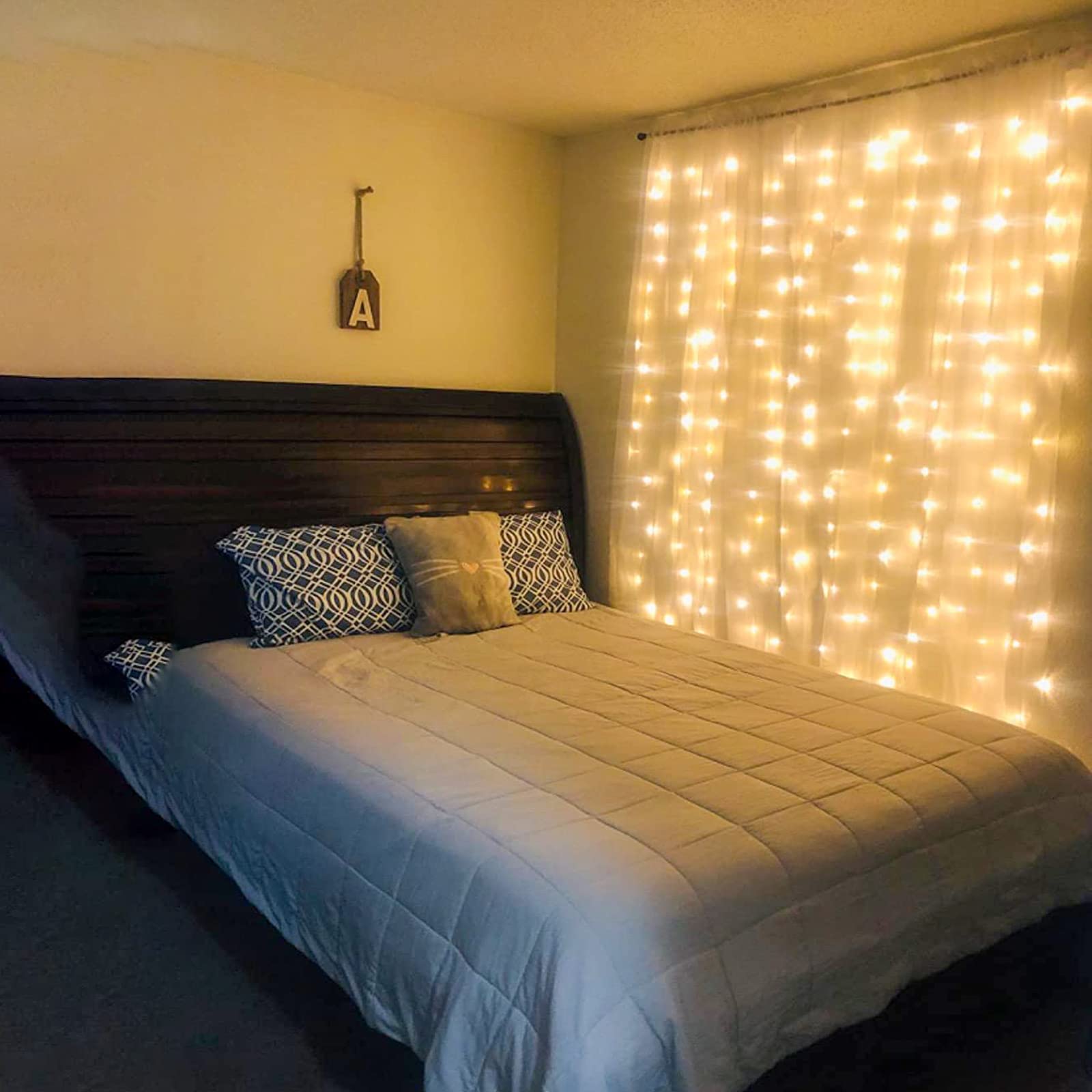 Kproe Curtain Lights, Upgrade Led Window Fairy Lights 8 Lighting Modes, Window Icicle Xmas String Lights For Decor…