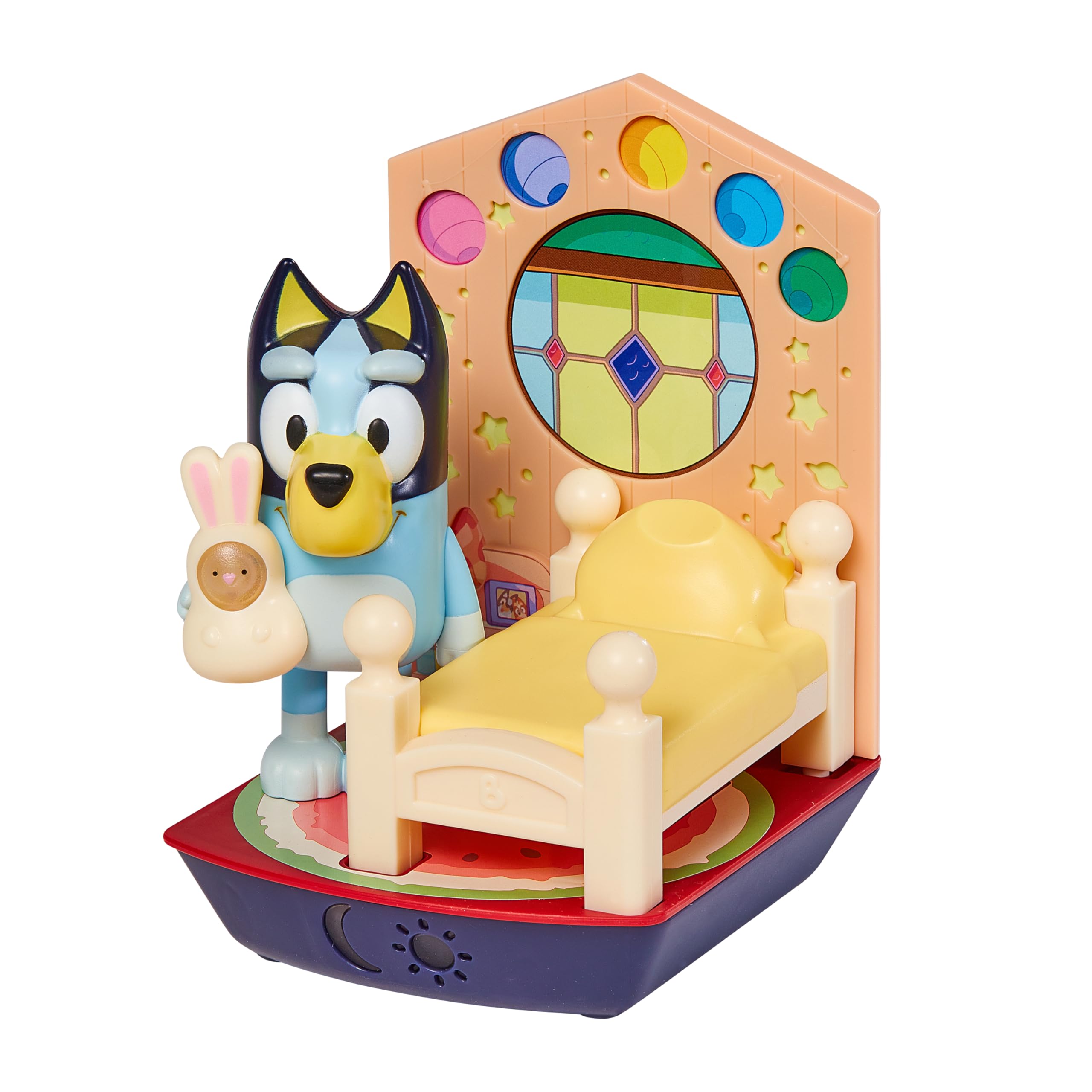 Bluey Goglow Dream Nightlight, 3-in-1 Interactive Toddler Light with Handy Flashlight and Sleep Timer, Soothing Night Light for 