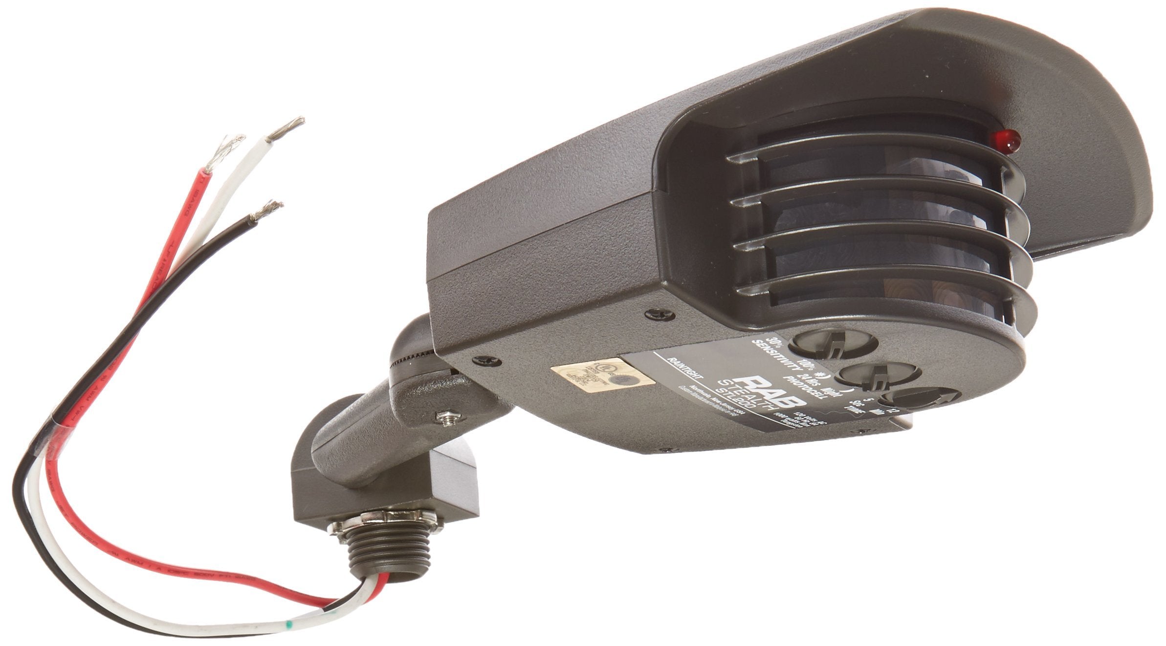 RAB Lighting STL200 Stealth Sensor 200° Detection 1000W 120V Bronze 1 Pack