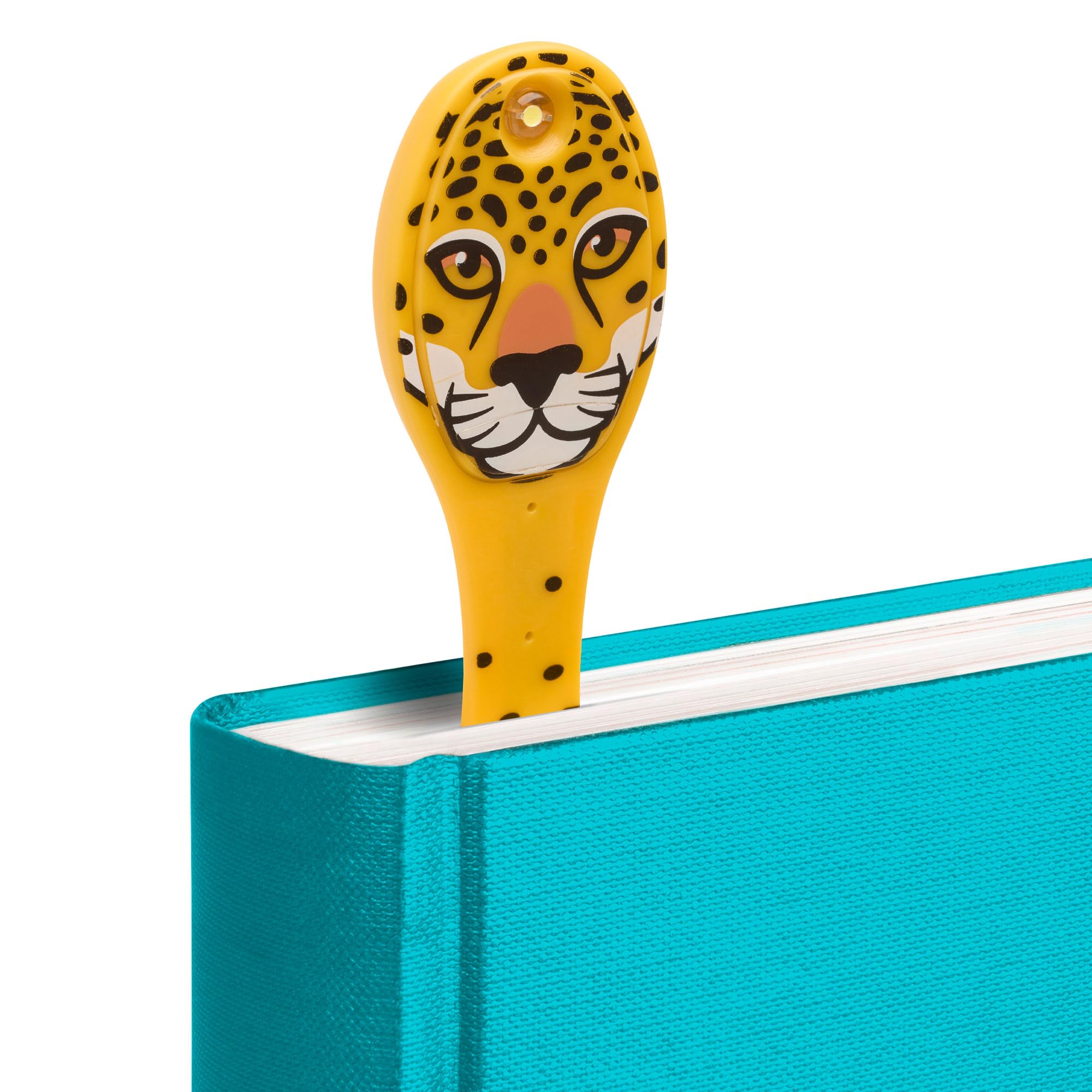 Gifts for Readers & Writers 2-in-1 Flexilight Bookmark & Book Light, Battery Operated, Leopard, Plastic, Ideal Gift for Book Lovers