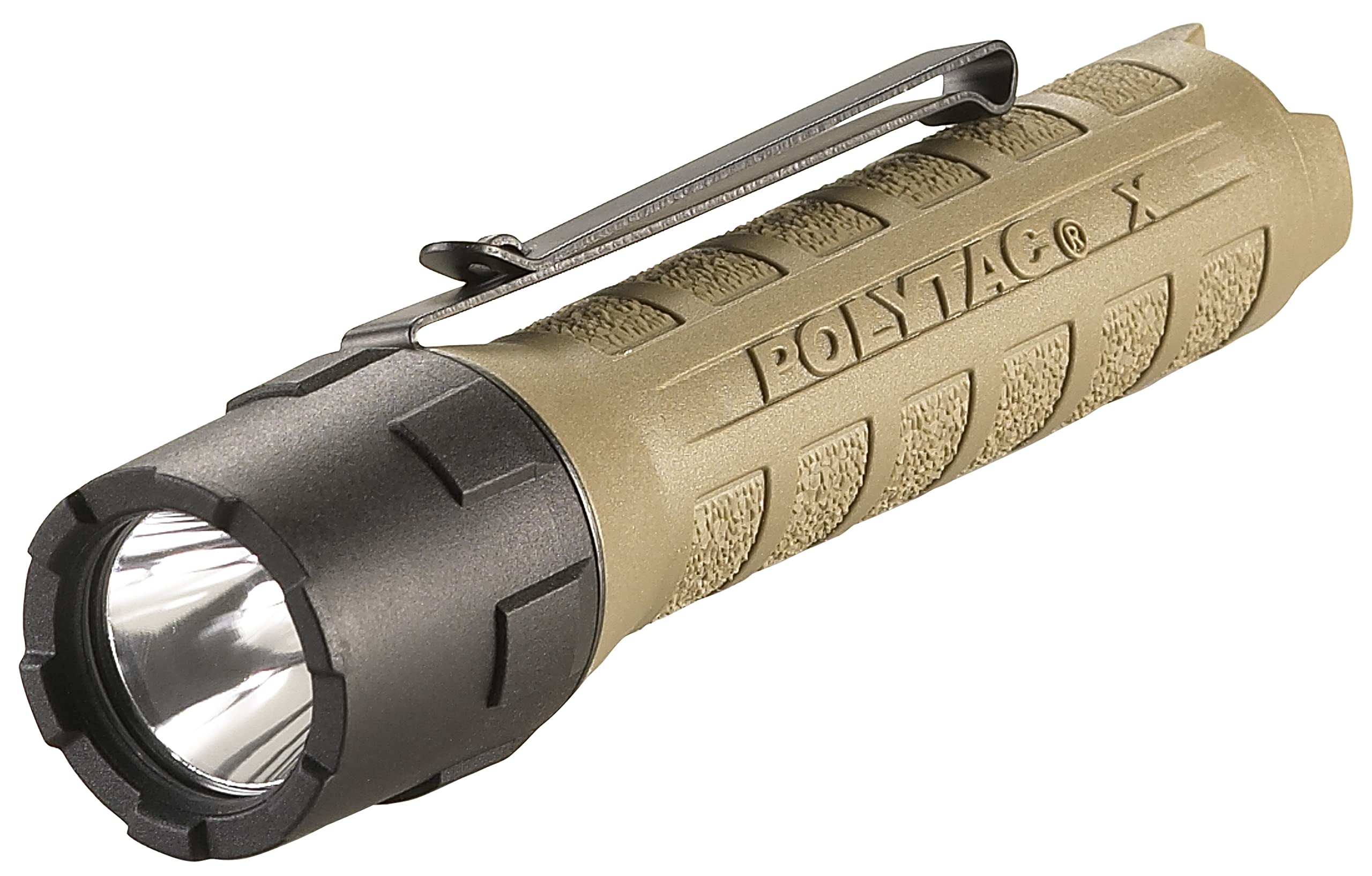 Streamlight 88605 Polytac X 600-Lumen Multi-Fuel Professional Tactical Flashlight, Box, Coyote