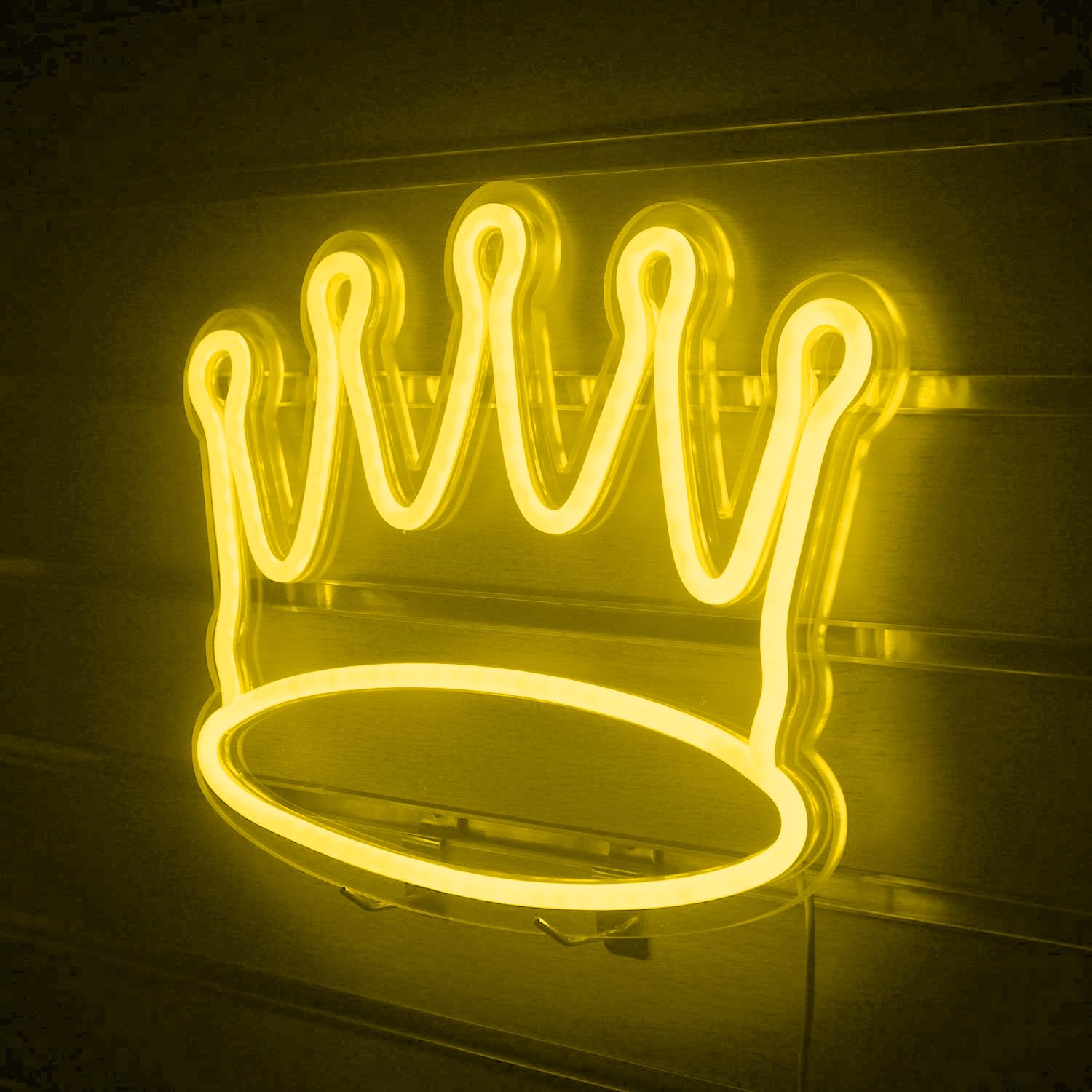 Owofydr Neon Light Strip 16.4Ft/5M- Bright  Non-Glaring & Waterproof Neon Rope Lights For Indoor & Outdoor Decor ?No Power Adapter? Yellow Neon Led Strip Lights