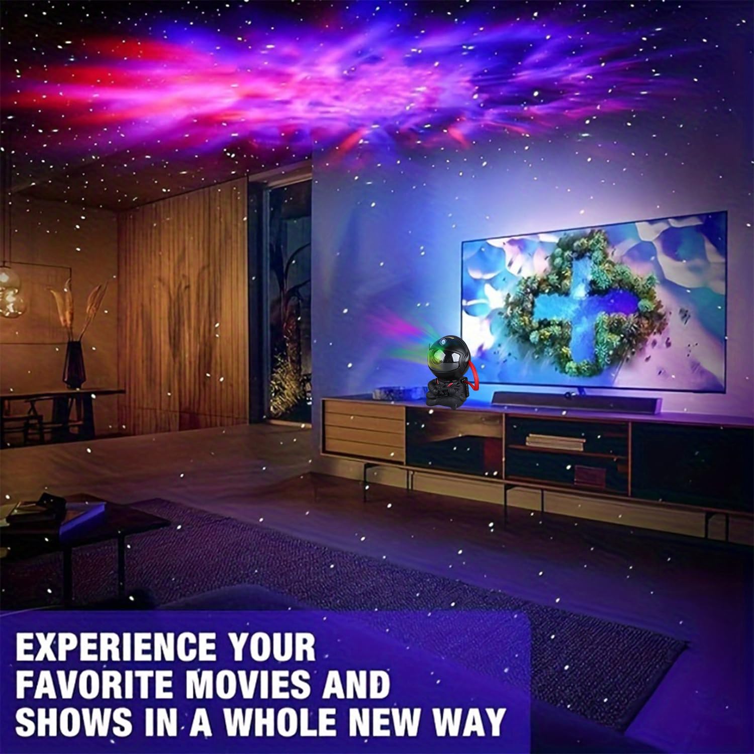 Astronaut Star Projector, Star Projector Galaxy Light For Kids,8 Modes Remote And 270? Adjustable Led Lights For Bedroom, Girls