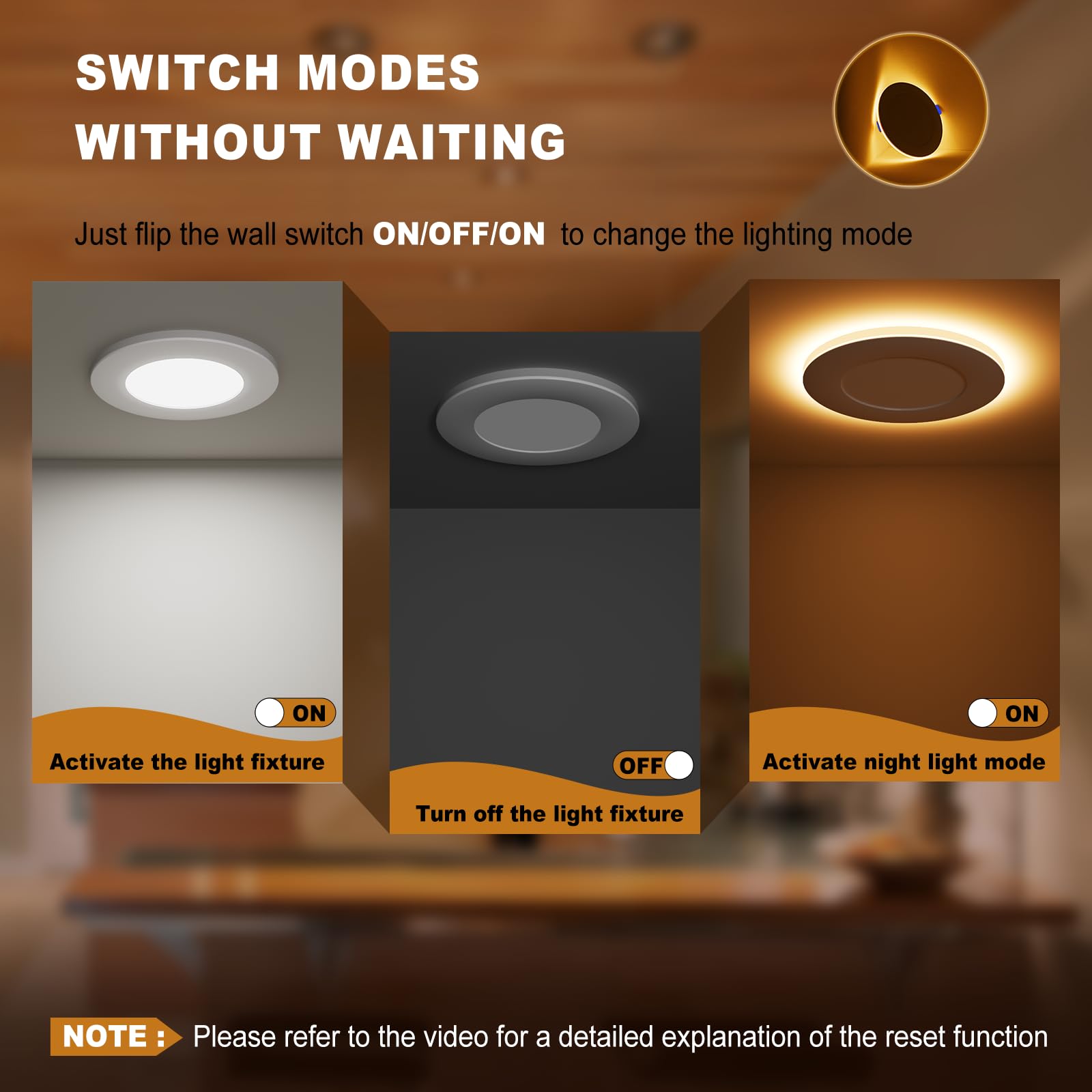 VOLISUN 4 Inch 5CCT Dimmable LED Recessed Light, 12 Pack, 810LM, White, Model 21251ZM
