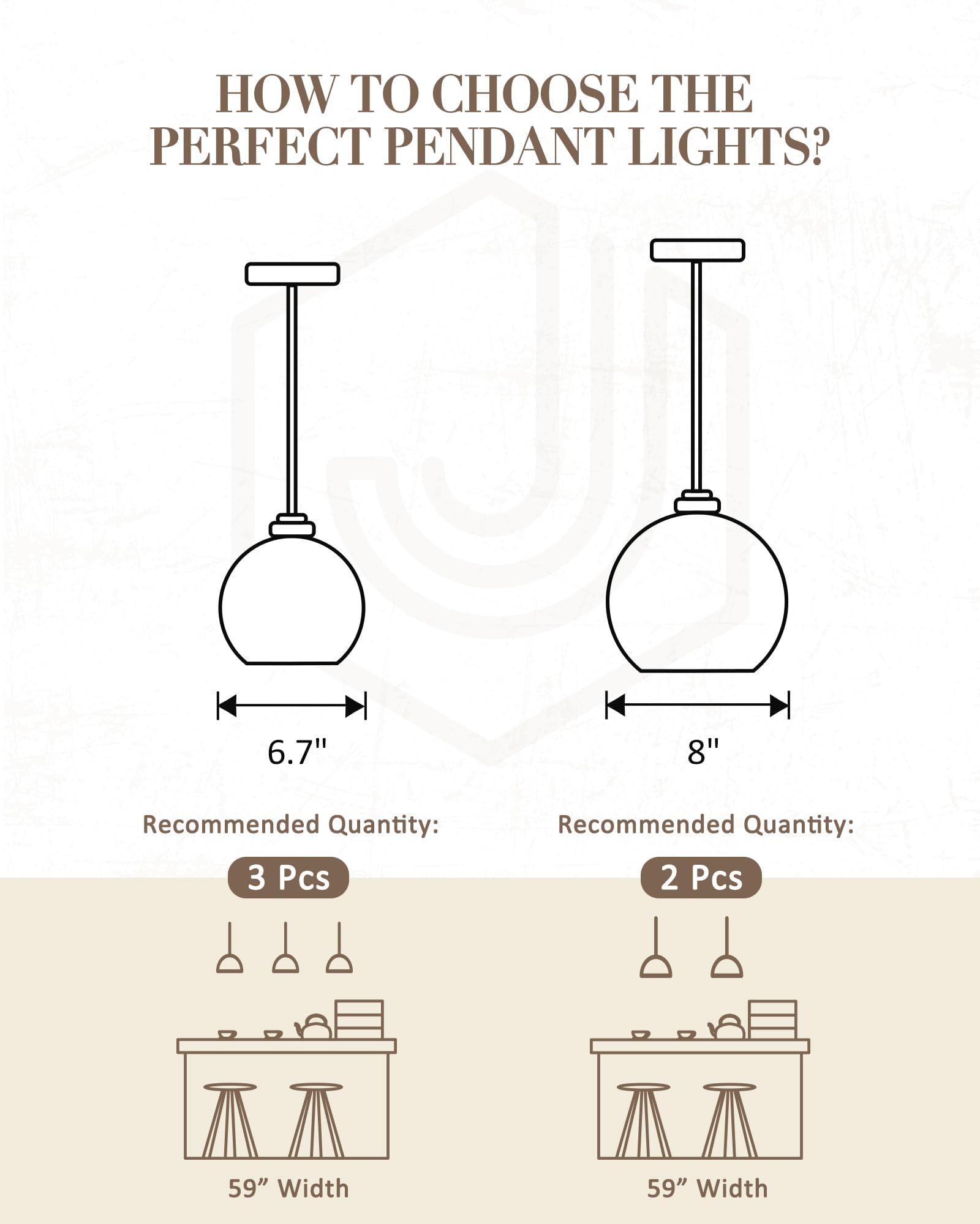 Jazava 8 Inch Modern Gold Pendant Light Fixtures, Mid Century Globe Pendant Lights With Clear Glass, 1 Light Hanging Lights For