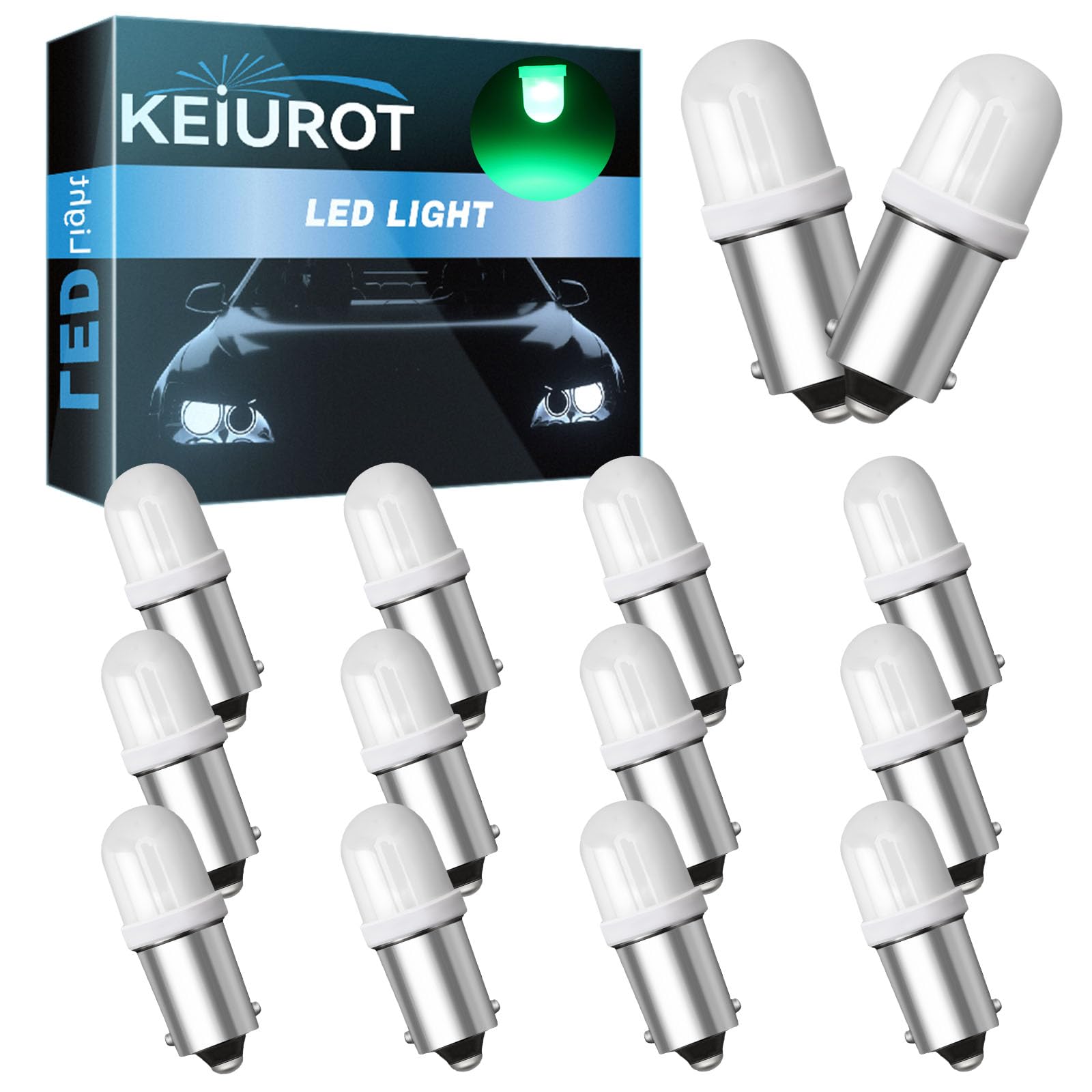 Keiurot Ge44 Bulb 47 755 756 1893 1895 1847 Bulb Ba9S Dc Ac 6.3V 6V Bayonet Led Bulbs Nonpolarity For Pinball Led Bulbs Pinball 