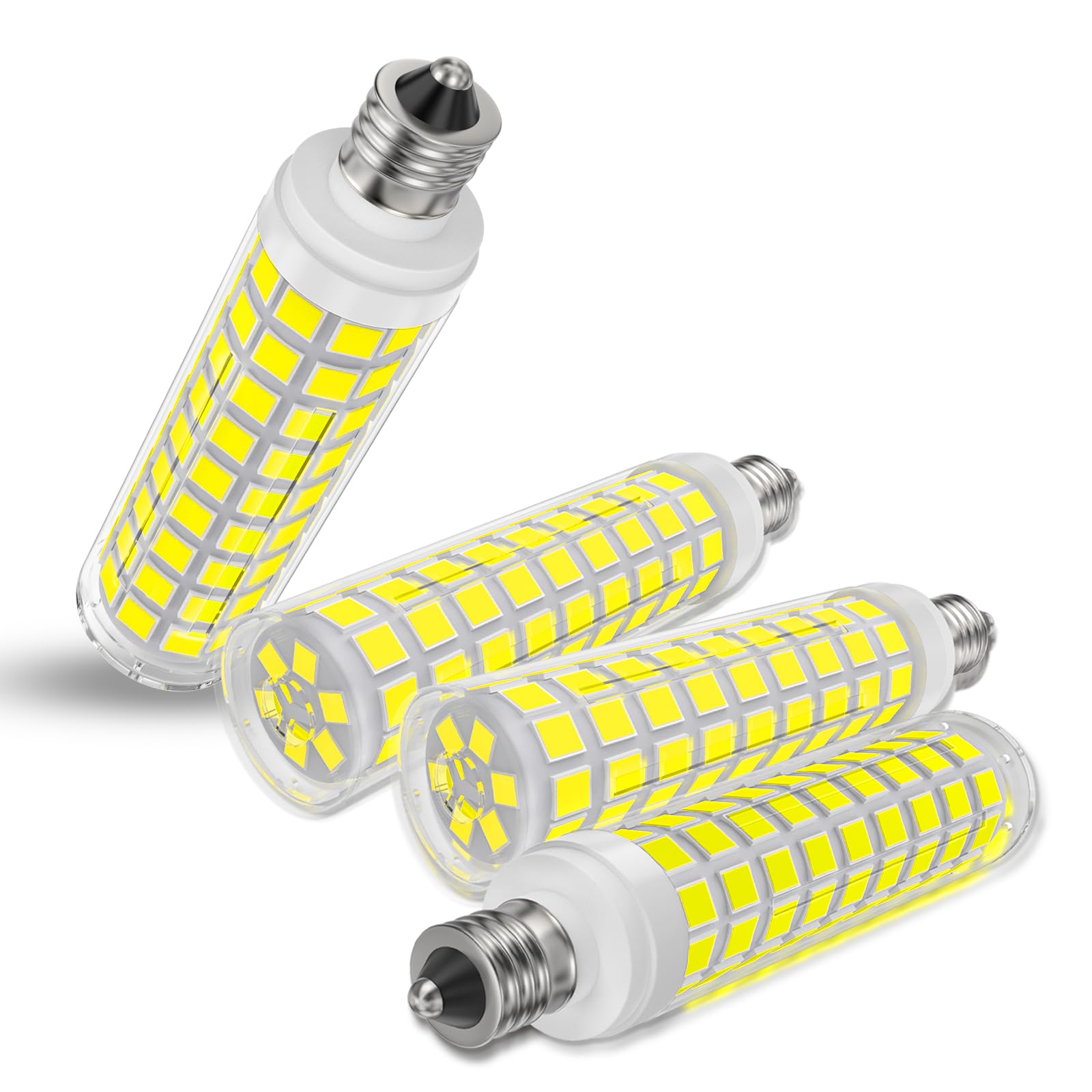 Dumiloo E11 Led Bulb Dimmable, 100 Watt Halogen Equivalent, 10W Daylight White 6000K, T3 T4 Mini Candelabra Base, Jde11 120V 100