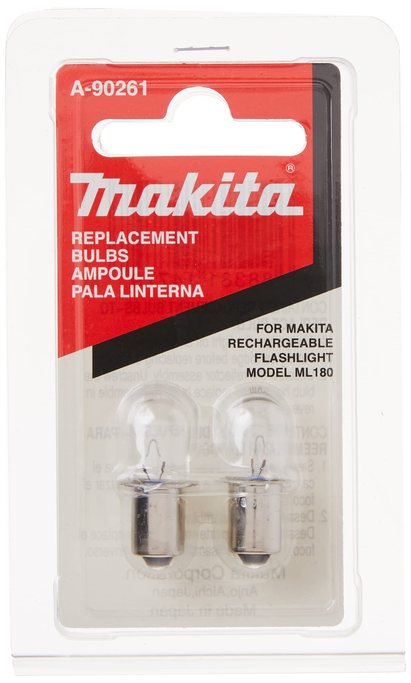 Makita A-90261 Replacement Bulb (Xenon), 2/pk (Pack of 2)