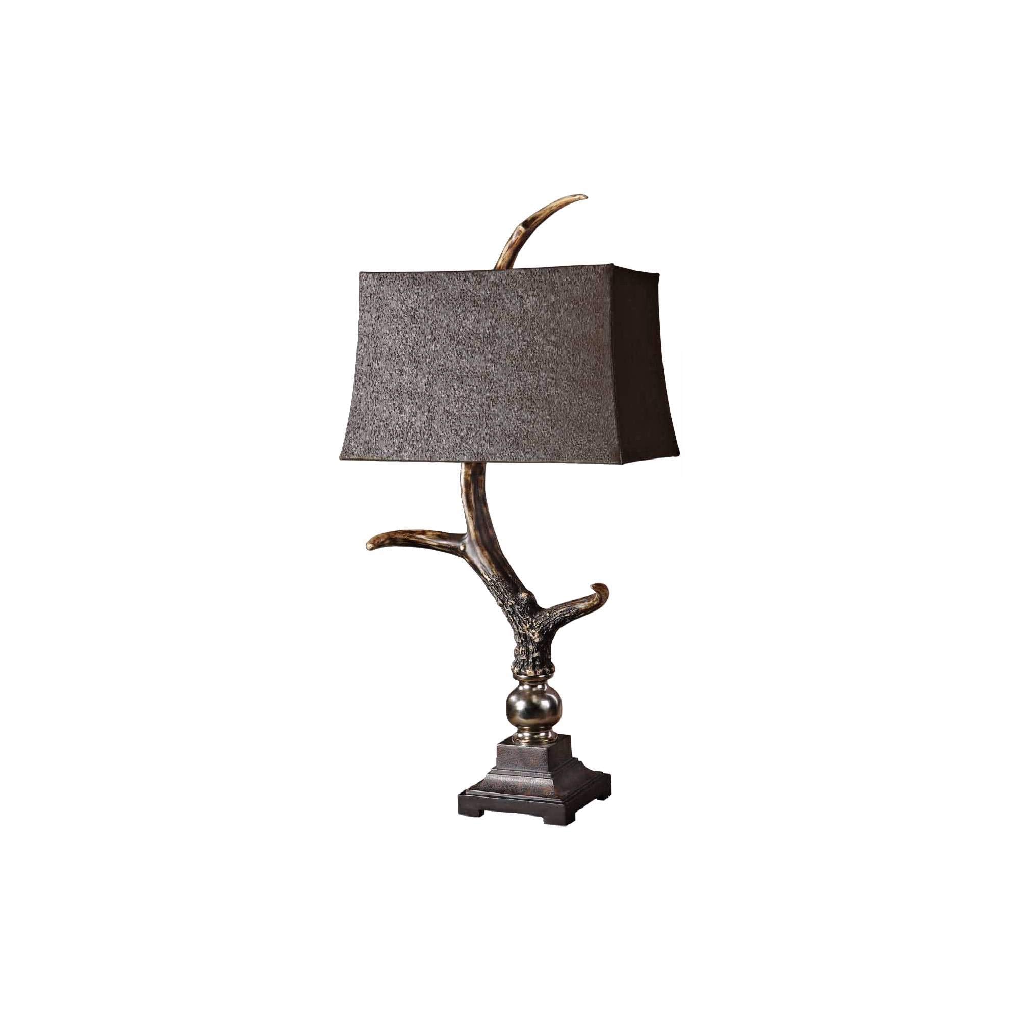 Uttermost Stag Horn - One Light Table Lamp - 19 Inches Wide By 12 Inches Deep