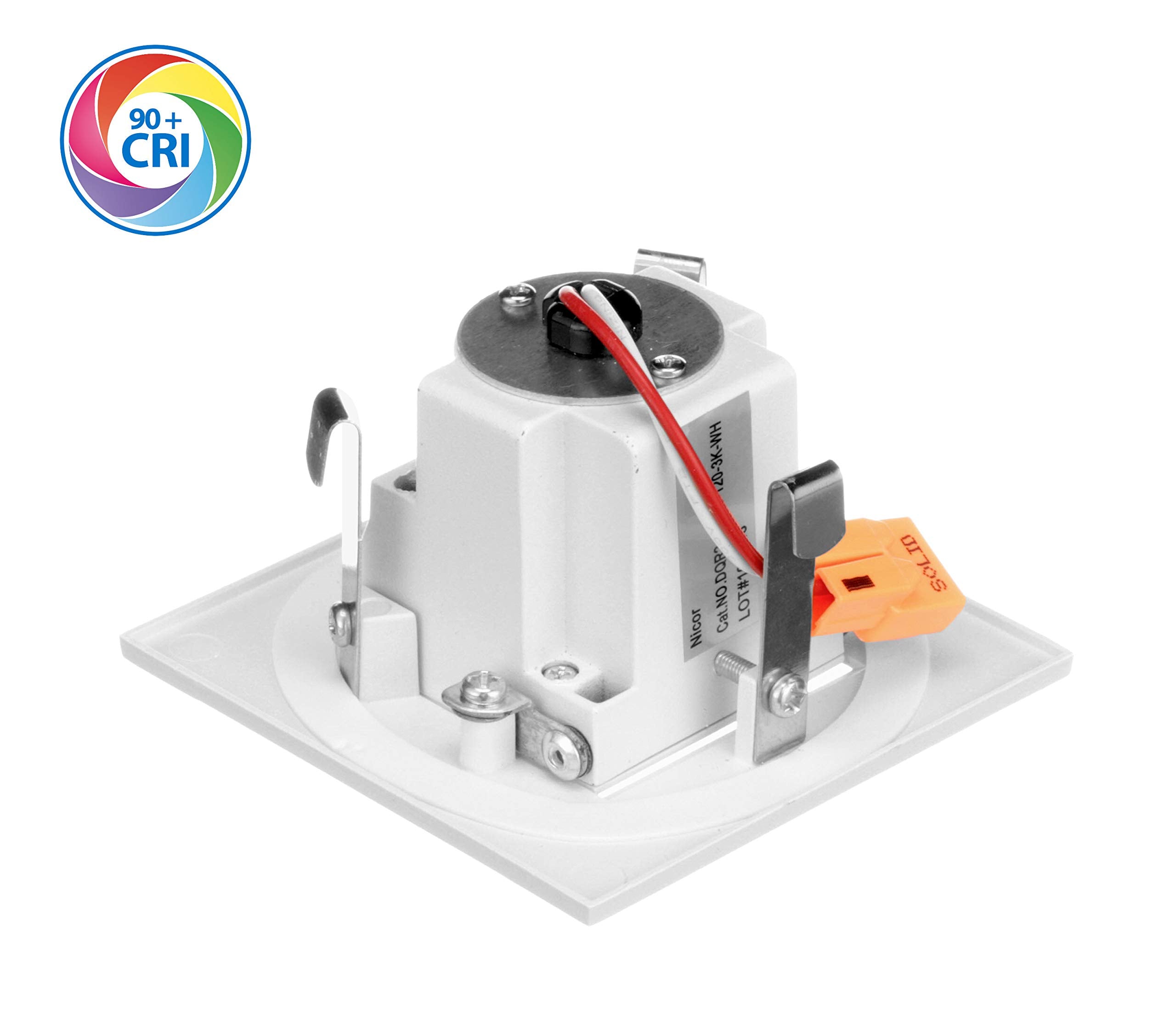 Nicor Lighting Dqr2-Aa-10-120-4K-Wh Downlight, White