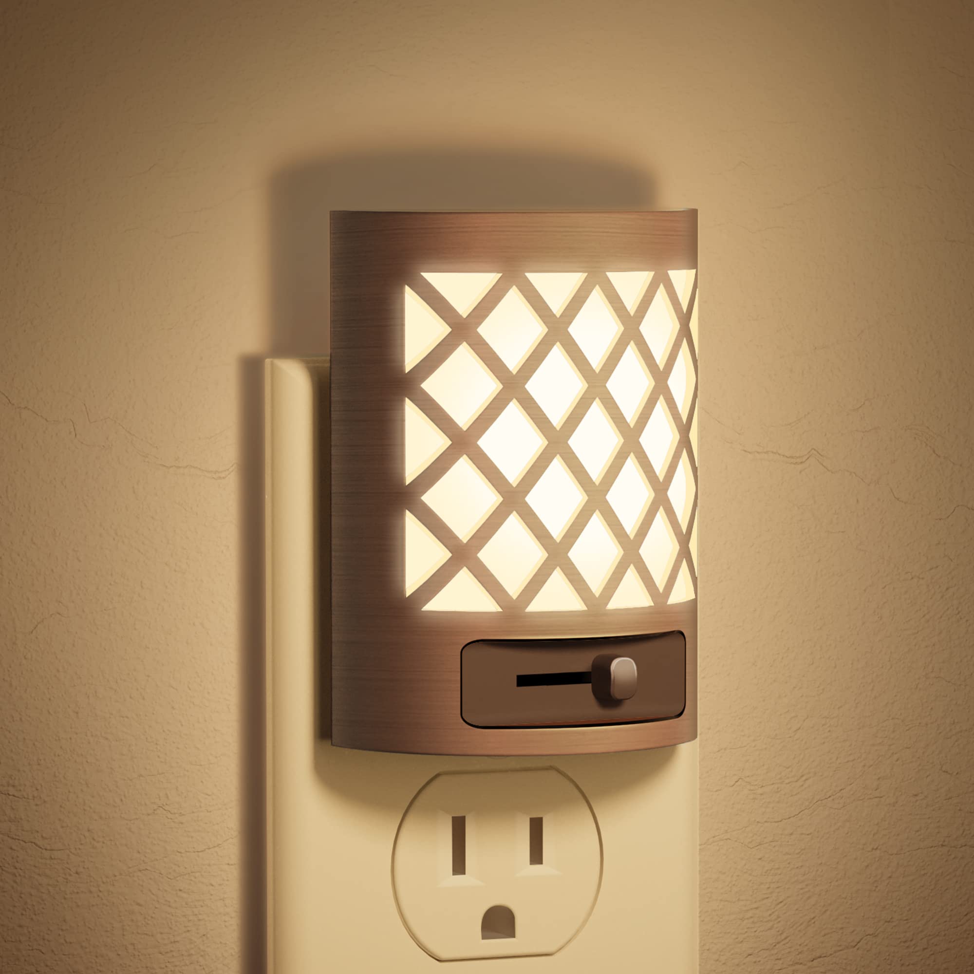 Night Light, Nights Lights Plug Into Wall [2 Pack], Plug in Night-Light, Nightlight, Dusk to Dawn Sensor, Adjustable Brightness 
