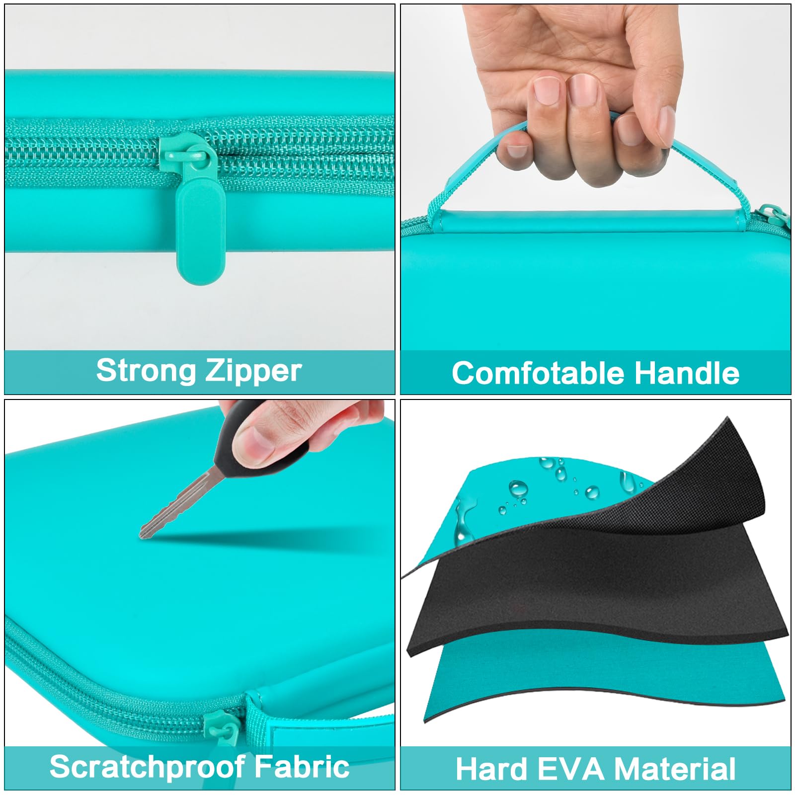 GWCASE Book Light Case for Glocusent/Vekkia/LITOM/LEDGLE/TAKKUI/TSINGREE, Green, EVA Material