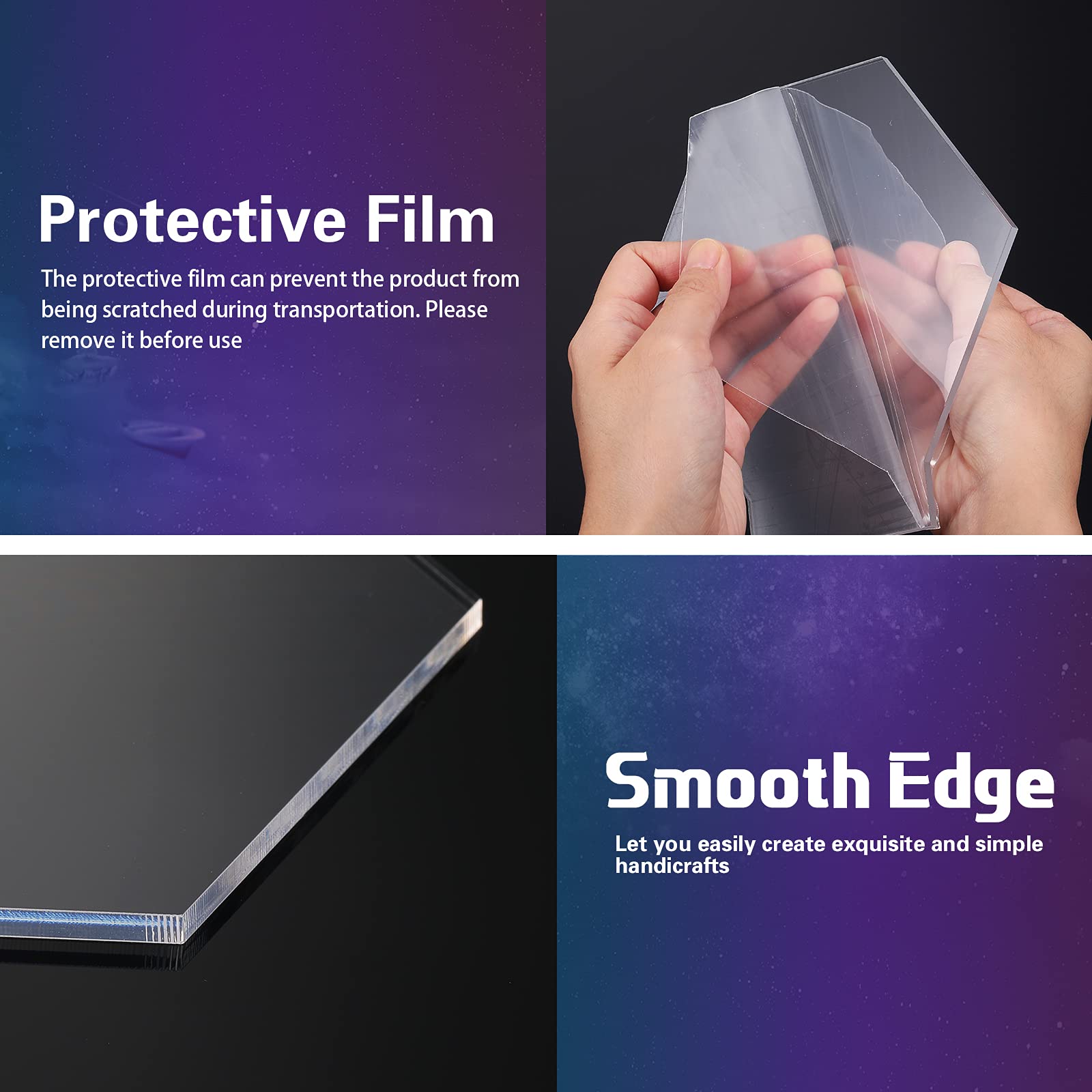 4 Set 3D Night Light LED Lamp Base with Clear Acrylic Sheets Remote Controls and Charging Cables Adjustable 16 Colors 4 Modes fo