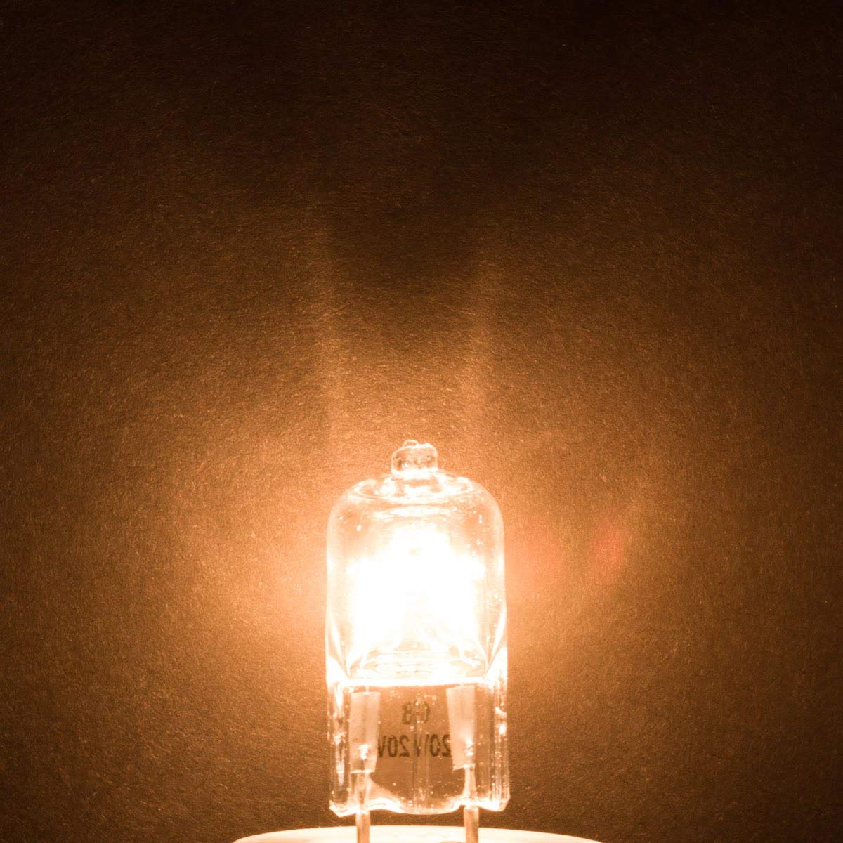 Simba Lighting G8 T4 Halogen Light Bulb 20W JCD Bi-Pin, 10 Pack, 1-3/8" Length, 2700K Warm White,
