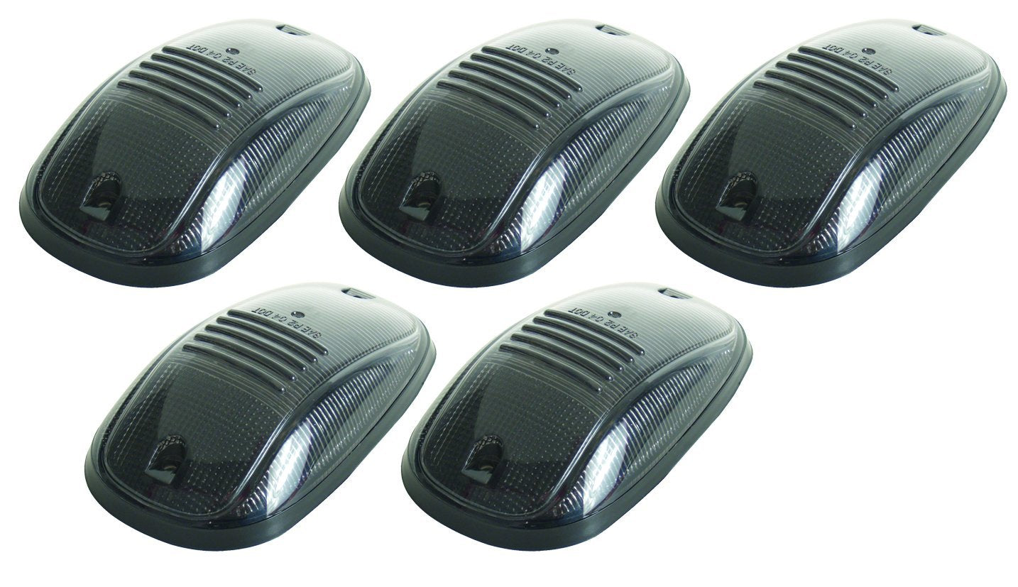 Pacer Performance 20-235Sk Hi-Five Smoke Ford Style Cab Roof Light Kit, (Pack Of 5)