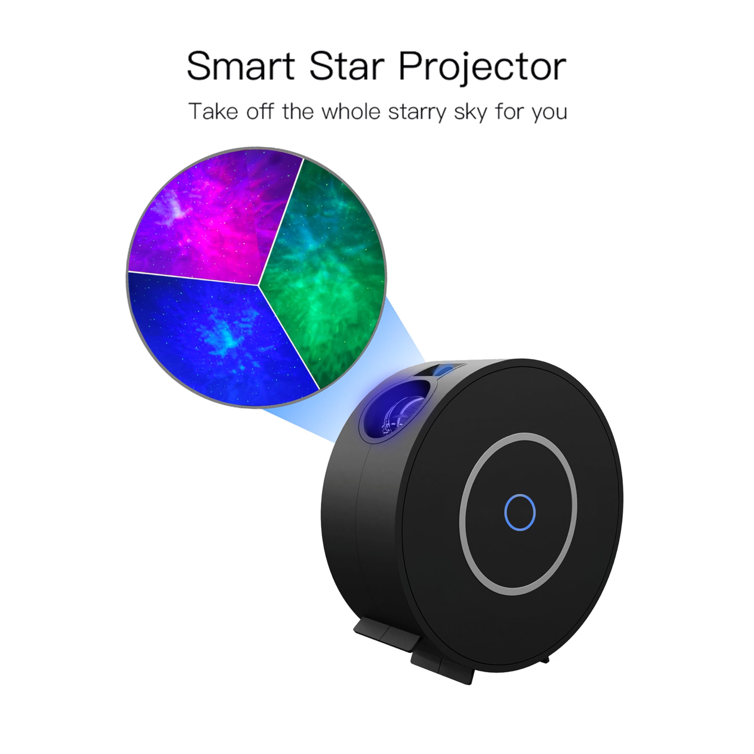 V JULES.V Star Projector, Galaxy Projector for Bedroom, Smart APP & Voice Control Galaxy lamp, Compatible with Alexa & Google Ho