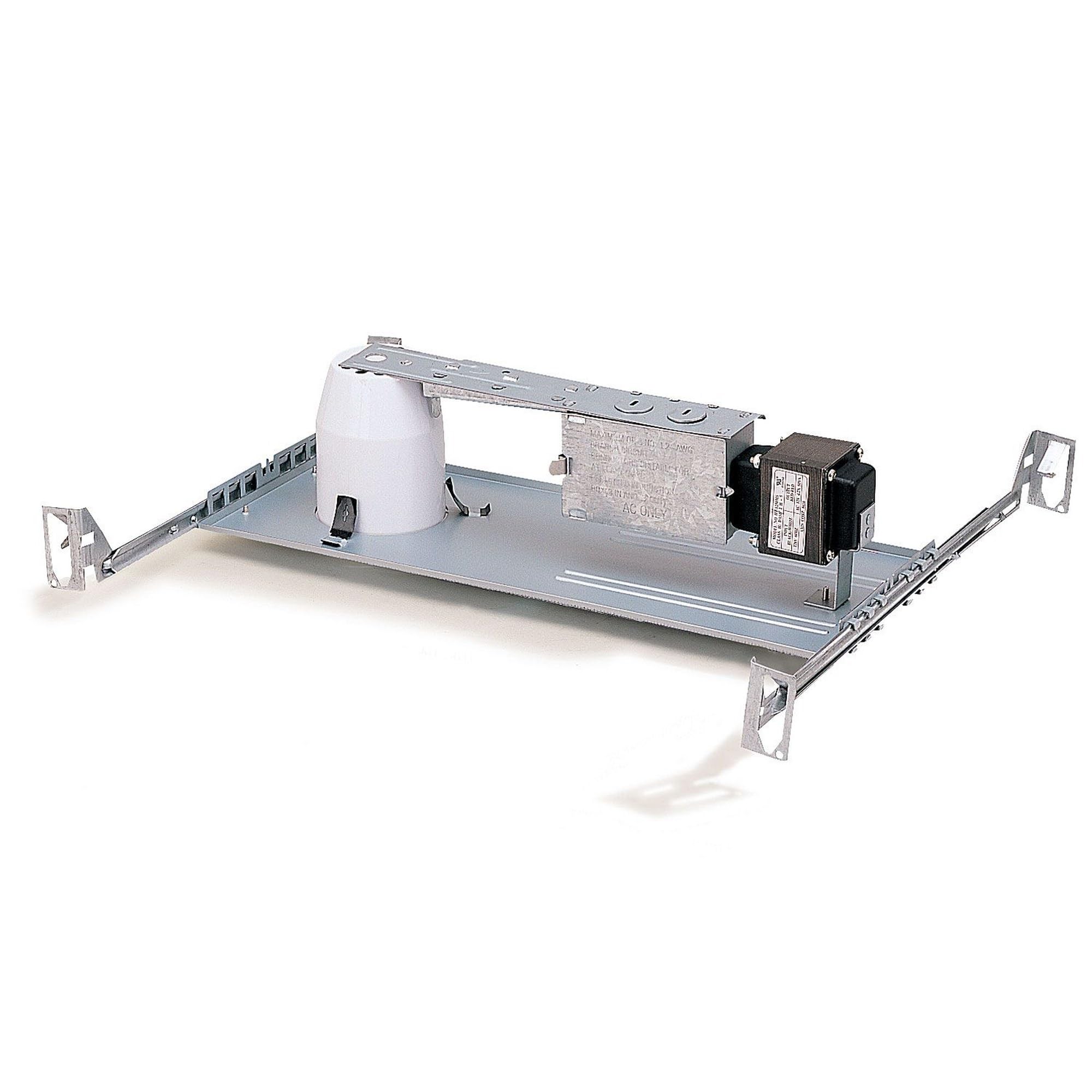 Nora Lighting NL-301QAT Low Voltage Non-IC Air-Tight 3 Inch New Construction Housing With Magnetic Transformer 12 Volt Lamp