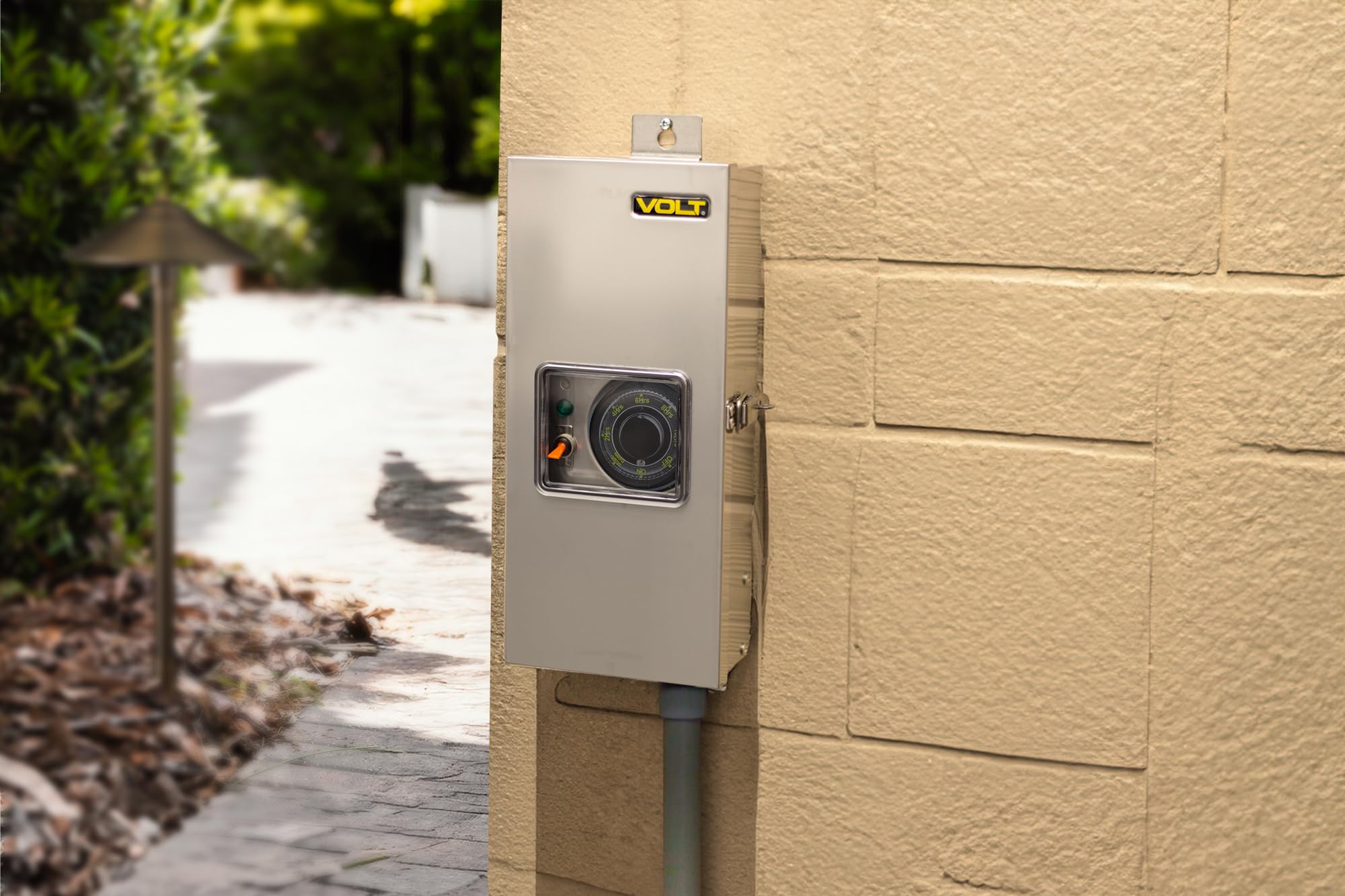 Volt 300W Slim Line Low Voltage Transformer (12V/15V) With Timer/Photocell For Led Landscape Lighting